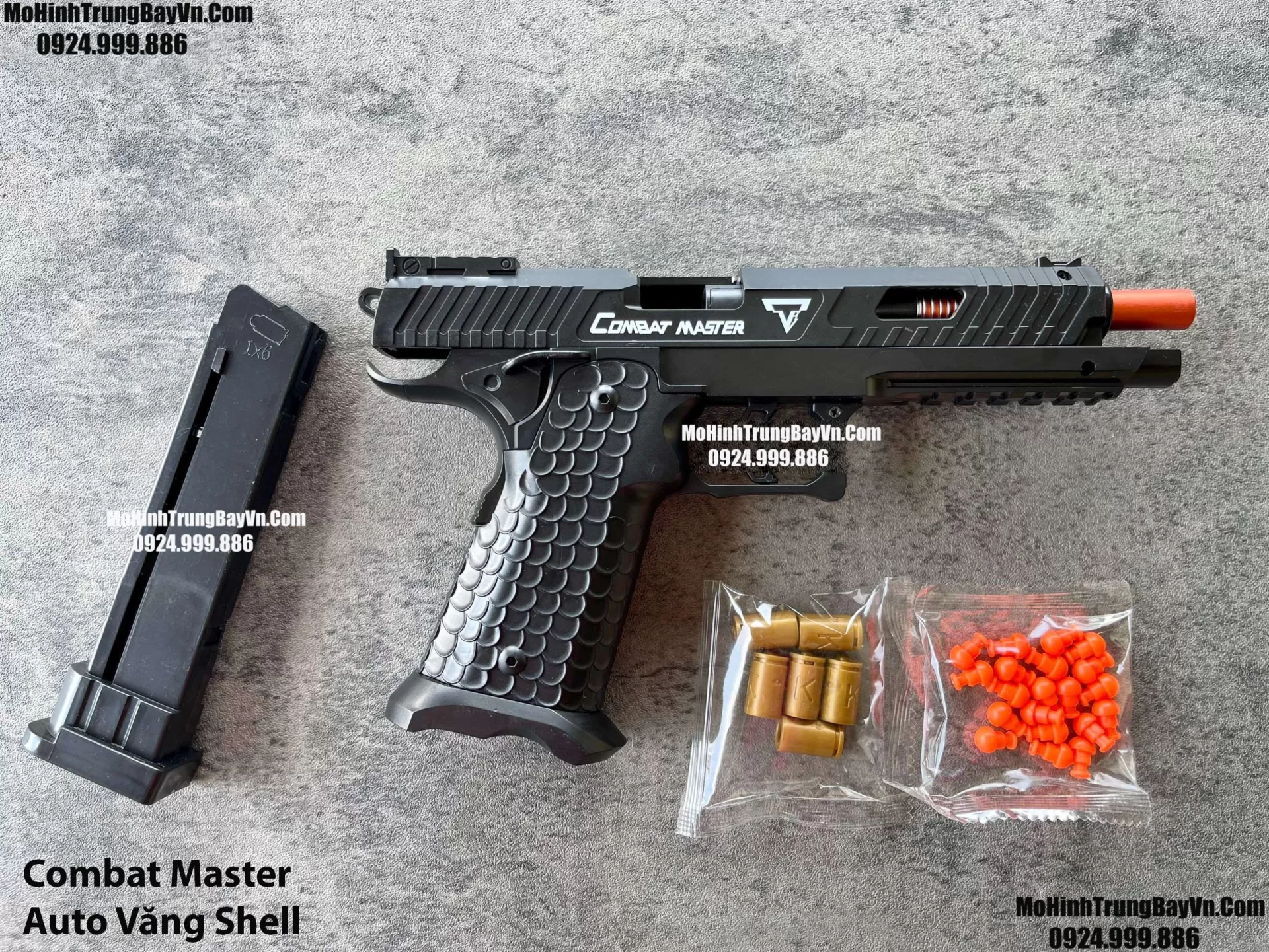 Súng Lục Combat Master Auto Văng Shell Giá Rẻ Full Phụ Kiện Mohinhtrungbay Mohinhtrungbay.vn