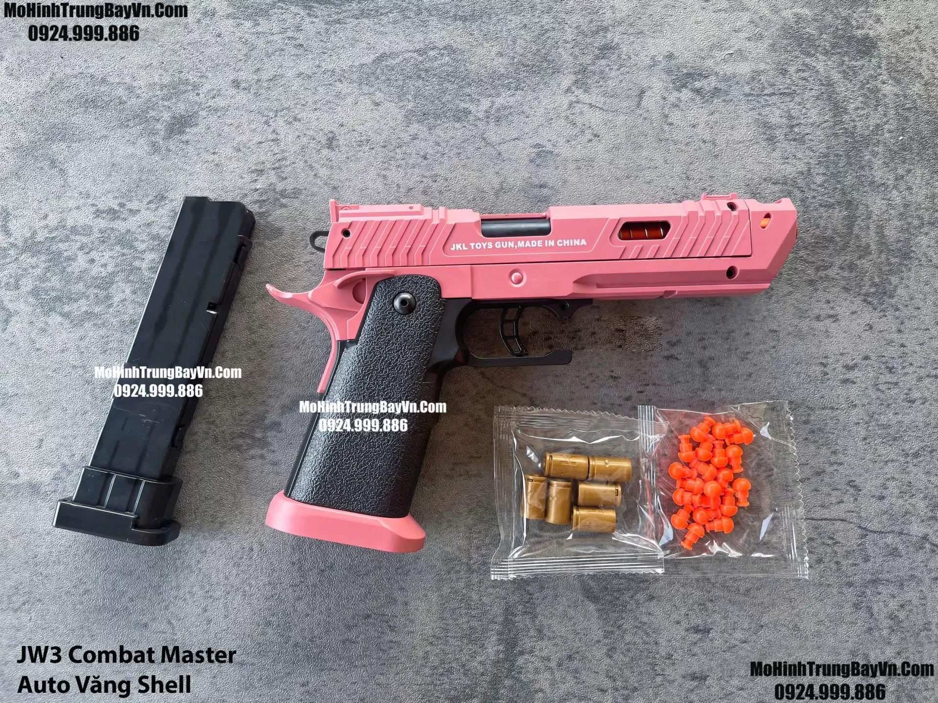 Súng Lục Taran Tactical Innovations TTI JW4 Pit Viper Hồng Auto Văng Shell Giá Rẻ Full Phụ Kiện Mohinhtrungbay Mohinhtrungbay.vn