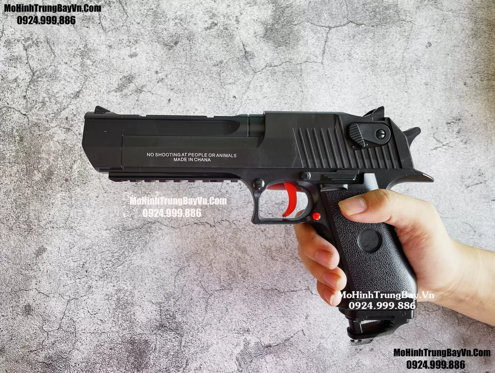 Súng Lục Đạn Thạch Desert Eagle  Auto Blowback Gearbox V2 Thế Hệ Mới Full Phụ Kiện Mohinhtrungbay Mohinhtrungbay.vn