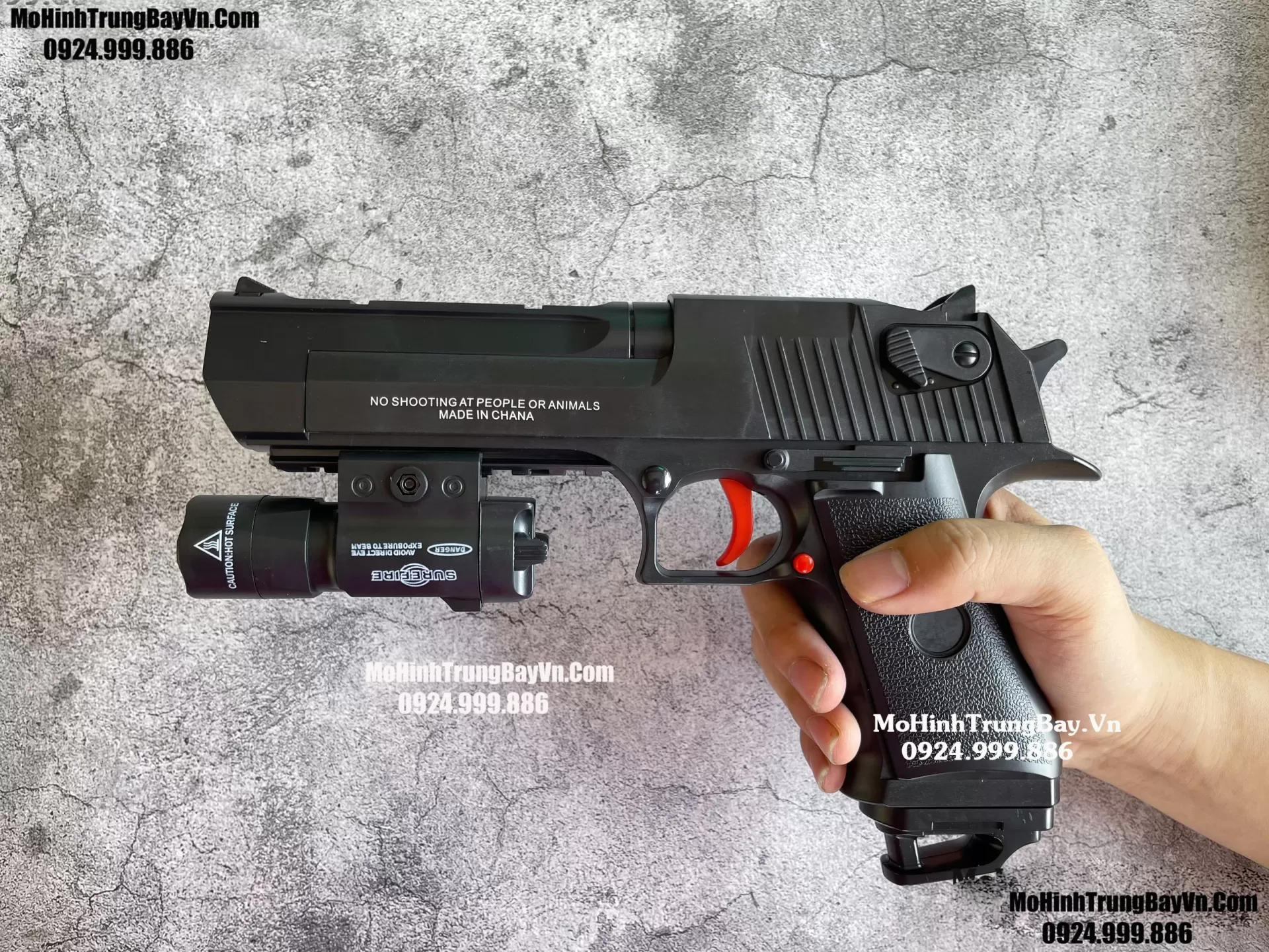 Súng Lục Đạn Thạch Desert Eagle  Auto Blowback Gearbox V2 Thế Hệ Mới Full Phụ Kiện Mohinhtrungbay Mohinhtrungbay.vn