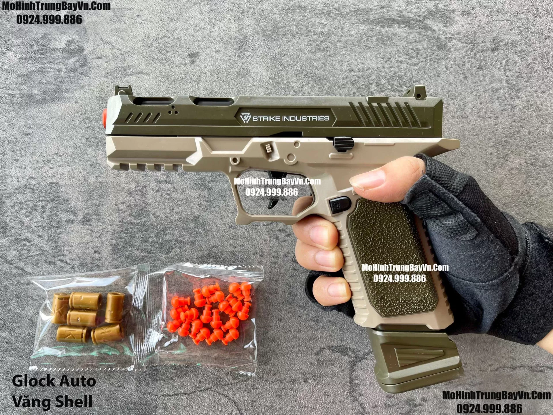 Súng Lục Glock Cát Classic Auto Văng Shell Giá Rẻ Full Phụ Kiện Glock 18 Glock 19 Mohinhtrungbay Mohinhtrungbay.vn