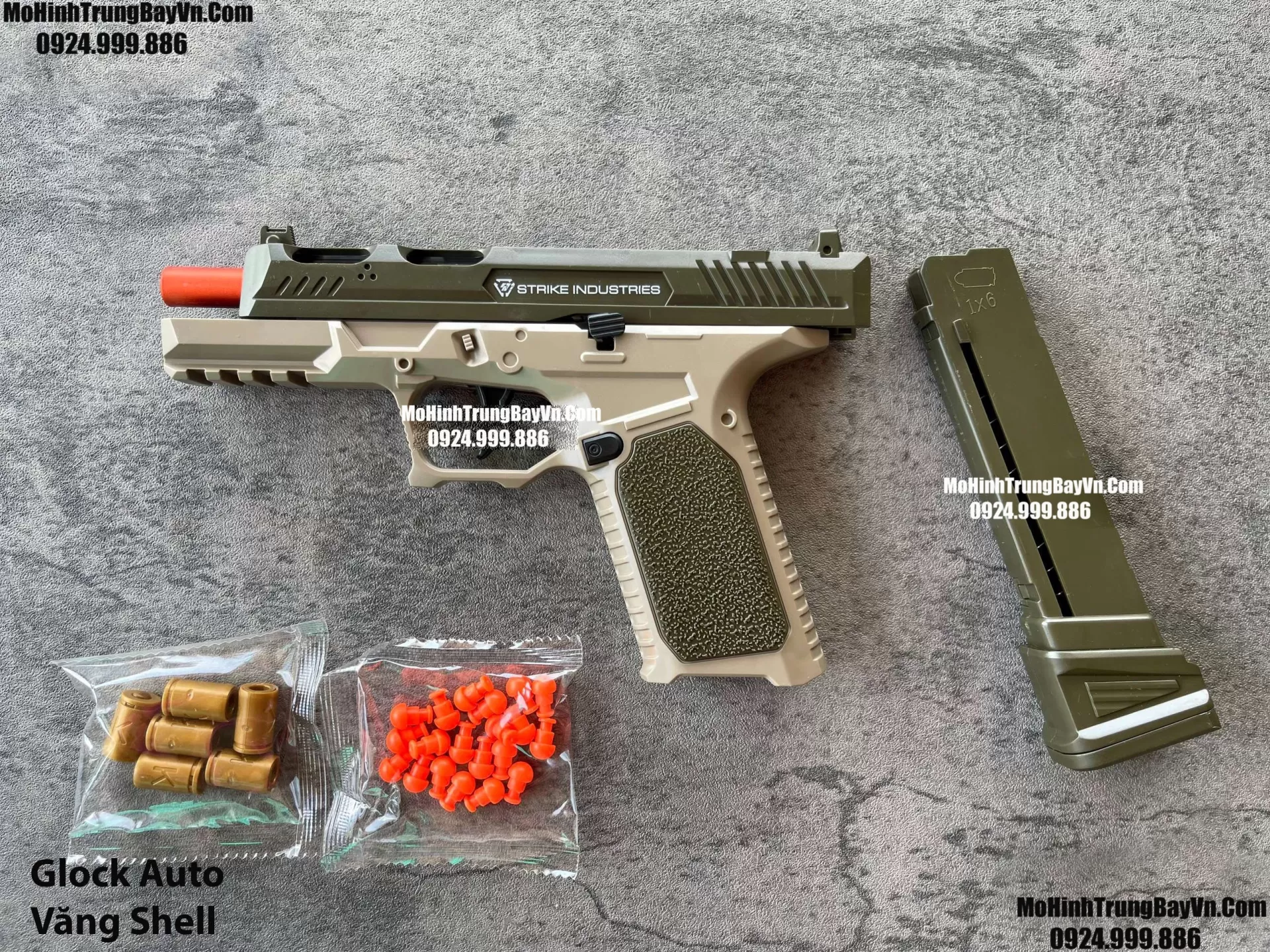 Súng Lục Glock Cát Classic Auto Văng Shell Giá Rẻ Full Phụ Kiện Glock 18 Glock 19 Mohinhtrungbay Mohinhtrungbay.vn