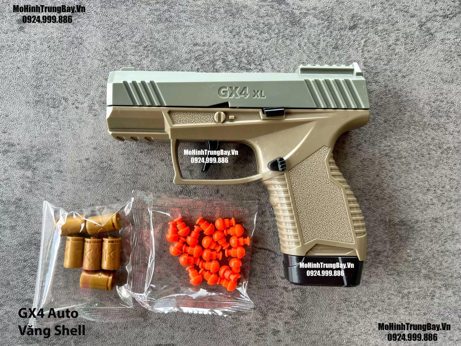 Súng Lục GX4-XL Classic Auto Văng Shell Giá Rẻ Full Phụ Kiện Mohinhtrungbay Mohinhtrungbay.vn