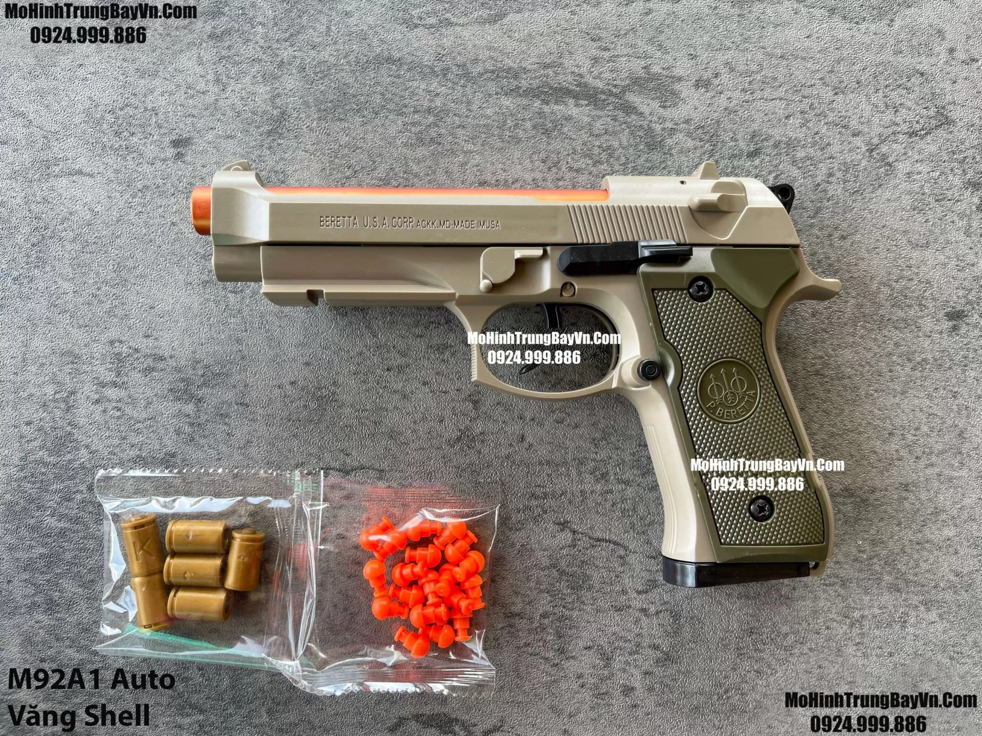 Súng Lục M92A1 Cát Classic Auto Văng Shell Giá Rẻ Full Phụ Kiện Mohinhtrungbay Mohinhtrungbay.vn