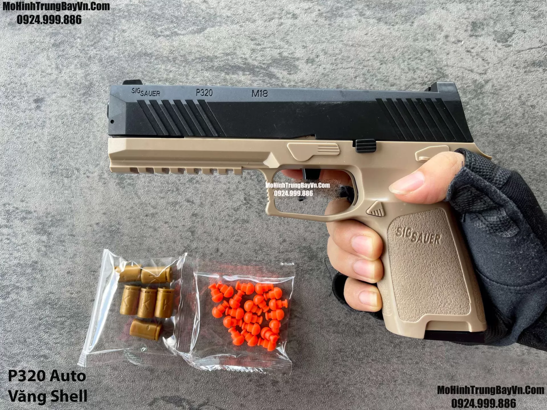 Súng Lục P320 Classic Auto Văng Shell Giá Rẻ Full Phụ Kiện Sig Sauer P226 Mohinhtrungbay Mohinhtrungbay.vn