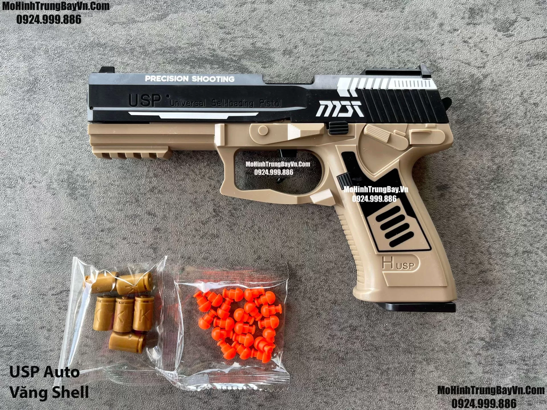 Súng Lục USP  Classic Auto Văng Shell Giá Rẻ Full Phụ Kiện HK USP Mohinhtrungbay Mohinhtrungbay.vn
