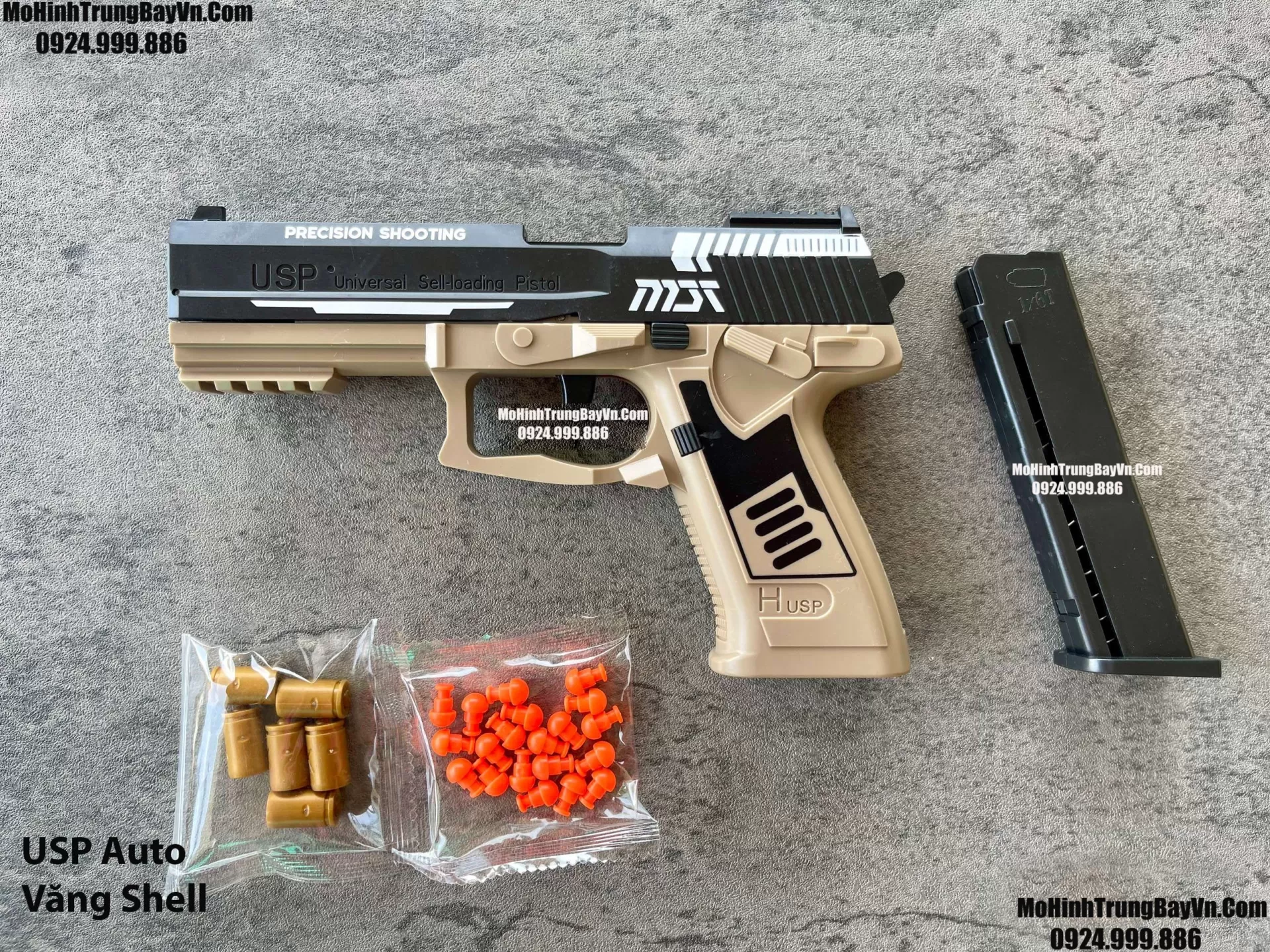 Súng Lục USP  Classic Auto Văng Shell Giá Rẻ Full Phụ Kiện HK USP Mohinhtrungbay Mohinhtrungbay.vn