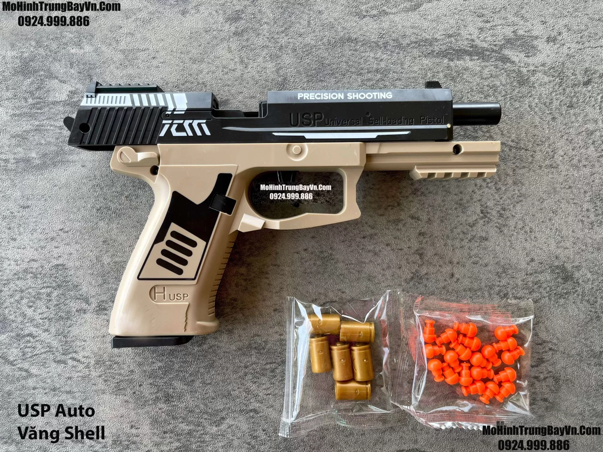 Súng Lục USP  Classic Auto Văng Shell Giá Rẻ Full Phụ Kiện HK USP Mohinhtrungbay Mohinhtrungbay.vn