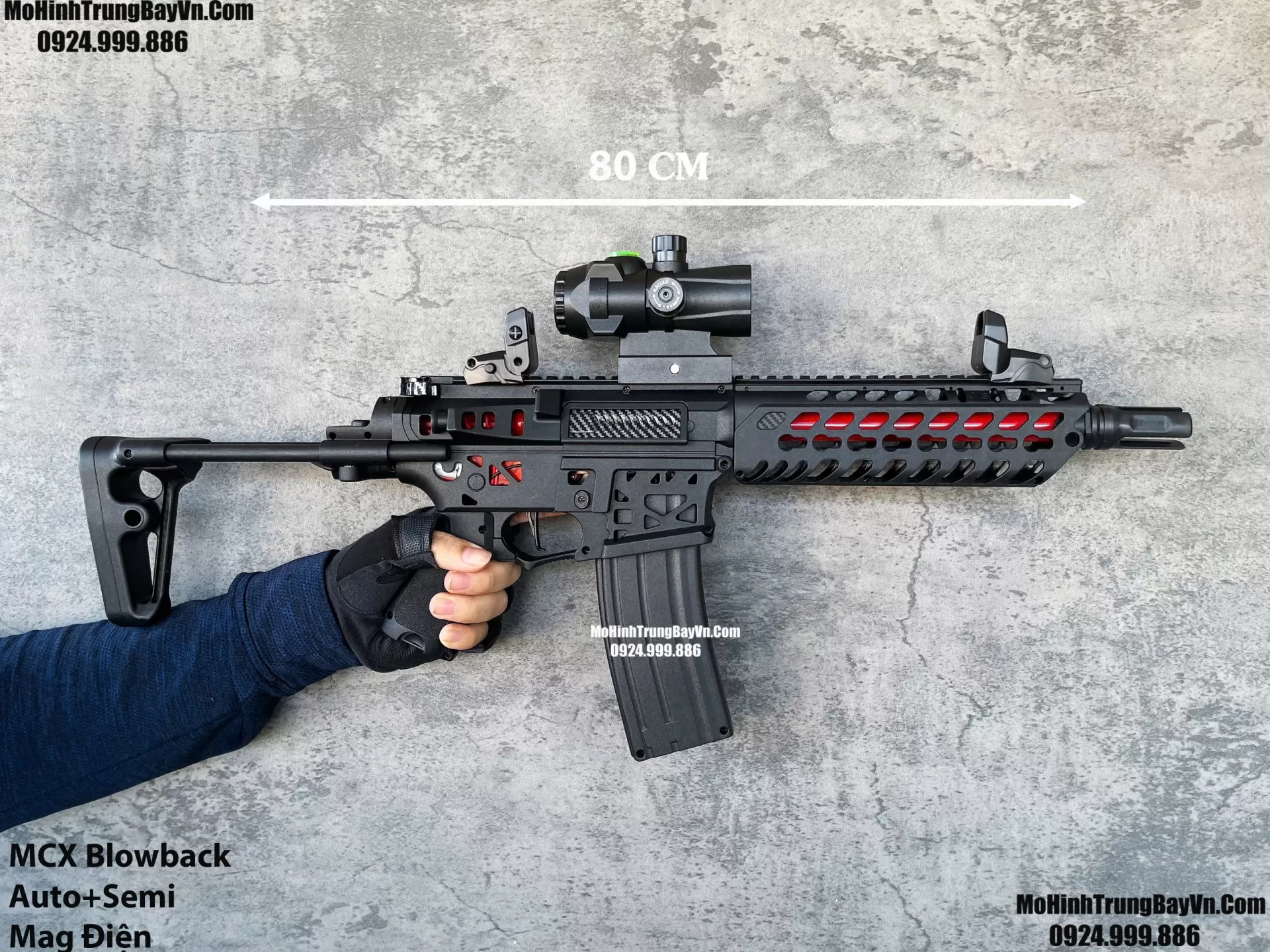 Súng Đạn Thạch MCX Blowback 2 Chế Độ Auto Semi Full Phụ Kiện Giá Rẻ M4 M416 Hk416 M4a1  slr ar15 Mohinhtrungbay Mohinhtrungbay.vn (1) A1