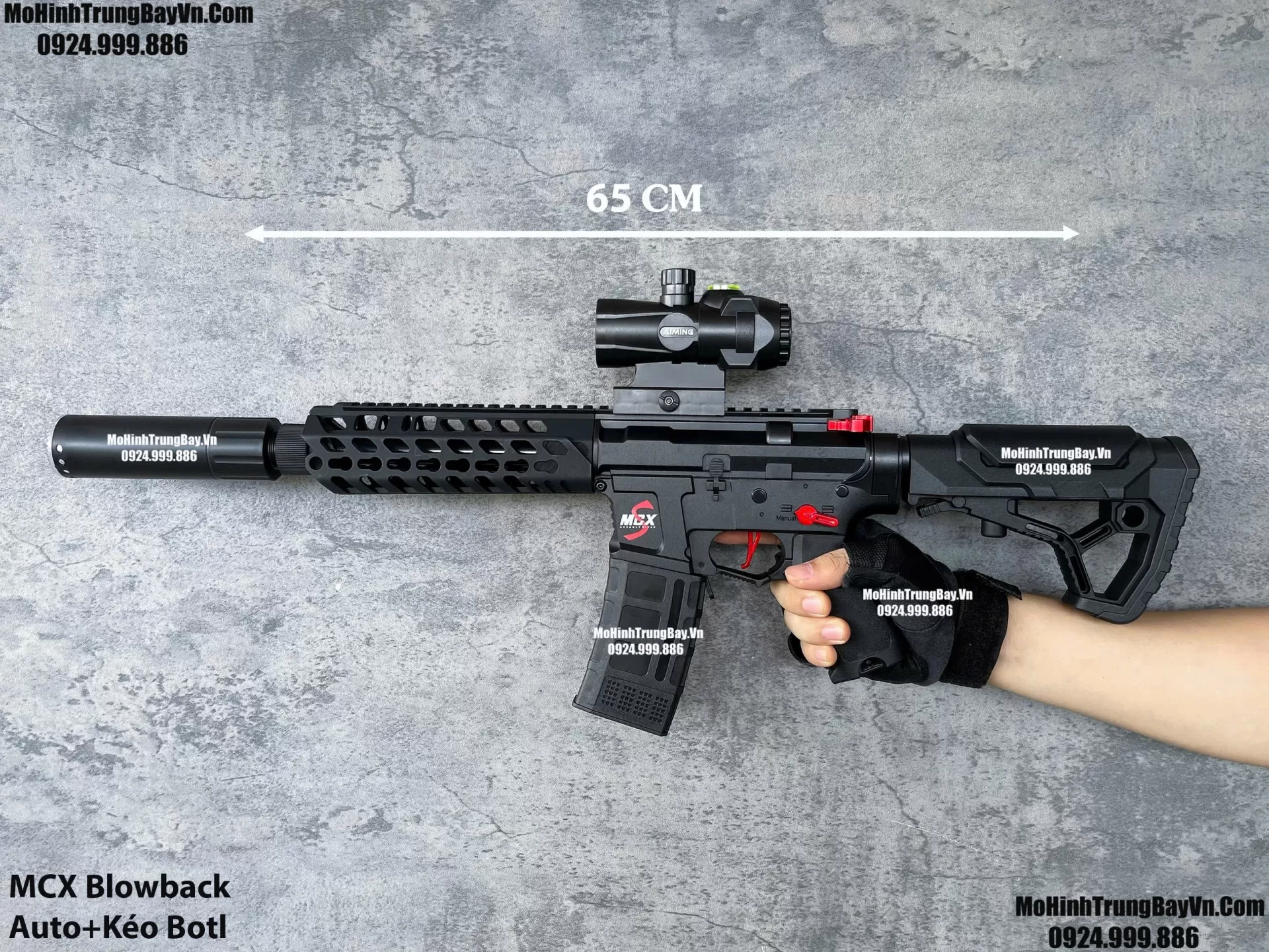 Súng Đạn Thạch MCX Blowback 2 Chế Độ Sấy Cực Nhanh M4 M416 Hk416 M4a1 Mohinhtrungbay Mohinhtrungbay.vn