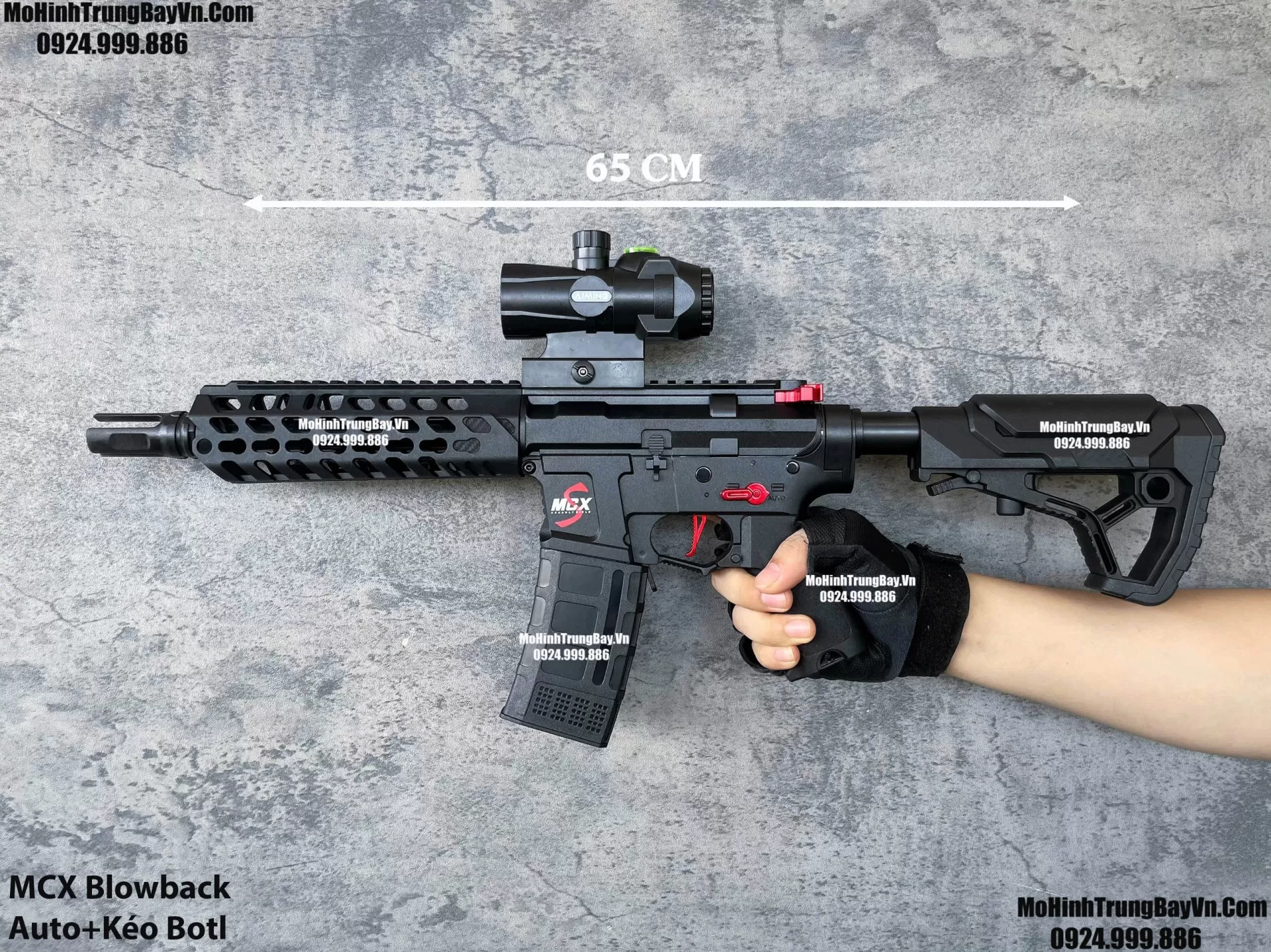 Súng Đạn Thạch MCX Blowback 2 Chế Độ Sấy Cực Nhanh M4 M416 Hk416 M4a1 Mohinhtrungbay Mohinhtrungbay.vn