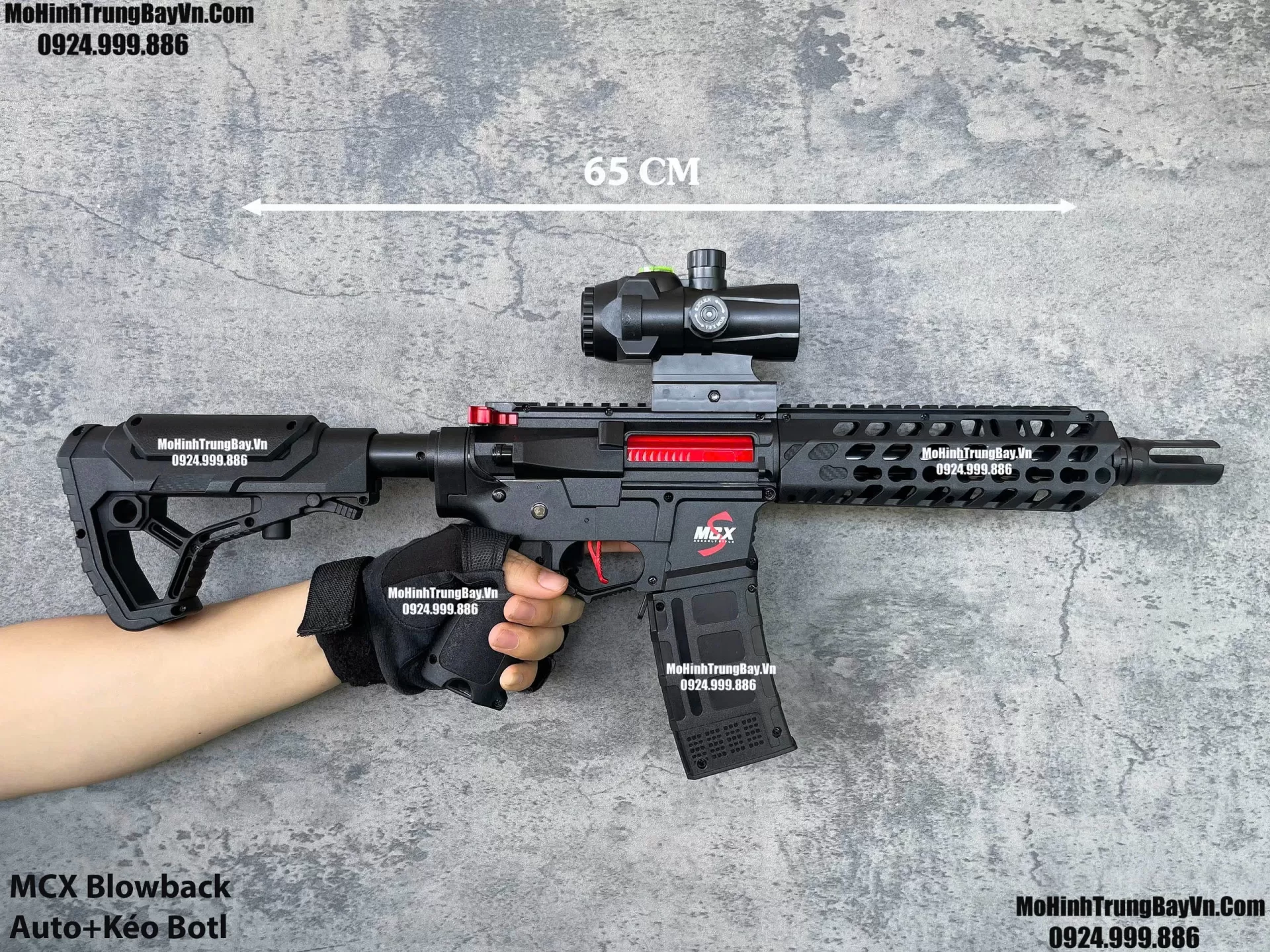 Súng Đạn Thạch MCX Blowback 2 Chế Độ Sấy Cực Nhanh M4 M416 Hk416 M4a1 Mohinhtrungbay Mohinhtrungbay.vn