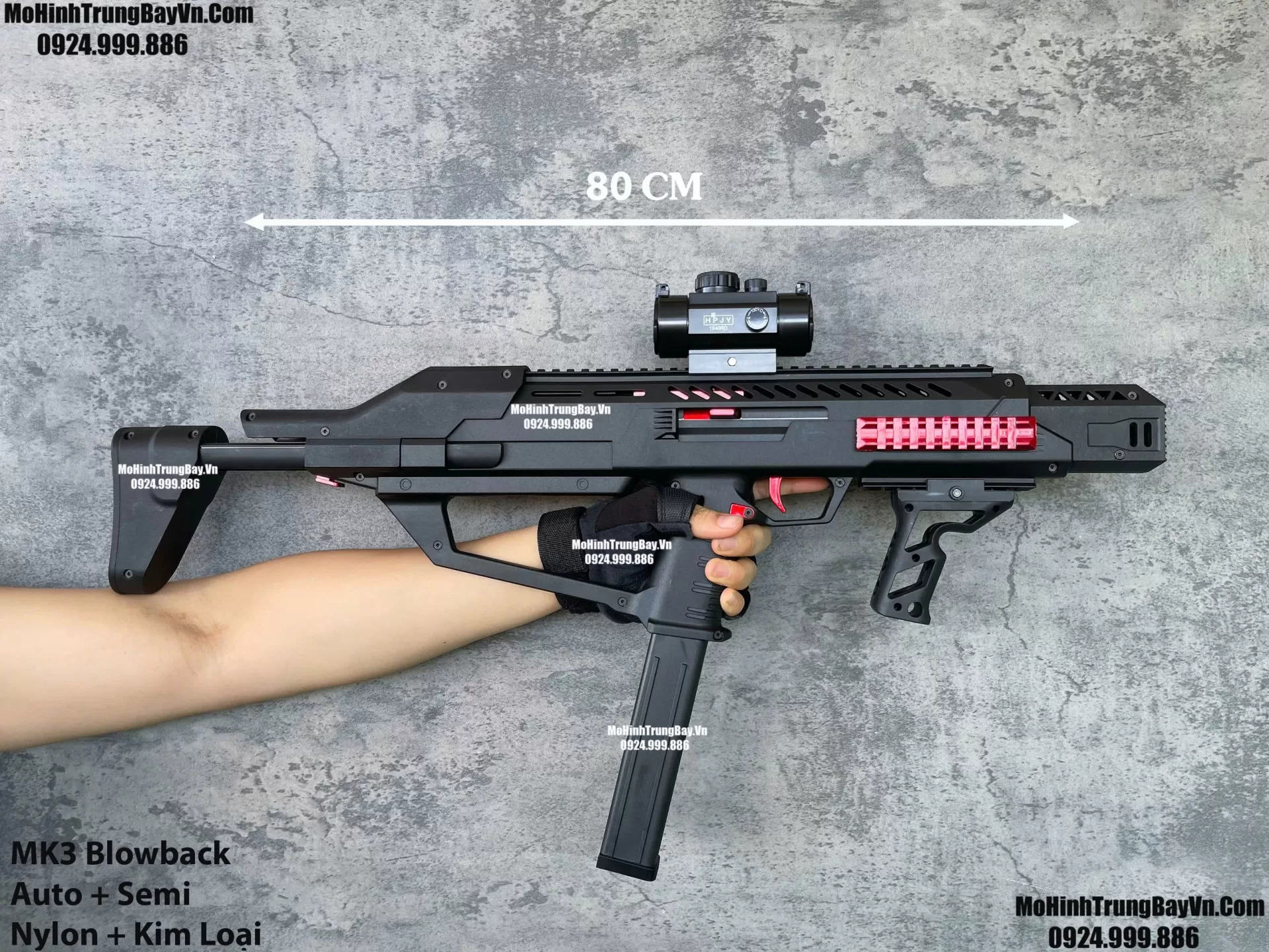 Súng Đạn Thạch MK3 Blowback Lực Mạnh Tặng Kèm Full Phụ Kiện M4 M416 Hk416 M4a1 MK8 Mk9 Mk1 Mohinhtrungbay Mohinhtrungbay.vn