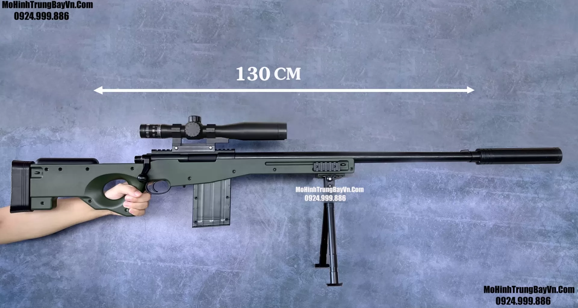 Súng Bắn Đạn Xốp Sniper AWM 130cm Tỉ Lệ 1 : 1 Văng Shell Cao Cấp Full Phụ Kiện Mohinhtrungbay Mohinhtrungbay.vn (1) (1)