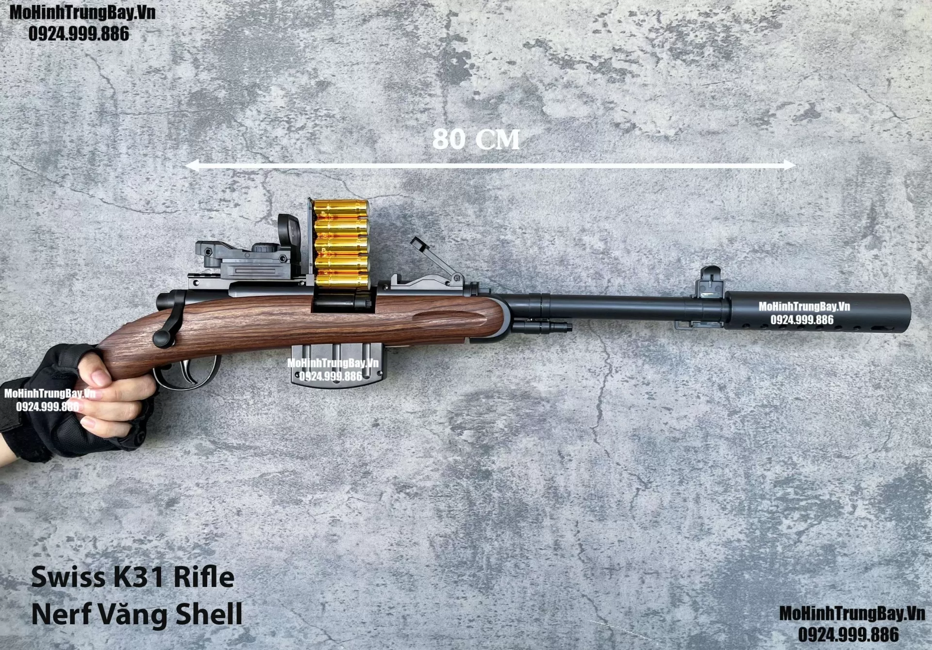 Súng Shotgun Swiss K31 Rifle Văng Shell Full Phụ Kiện Cực Hay Giá Rẻ Mohinhtrungbay Mohinhtrungbay.vn