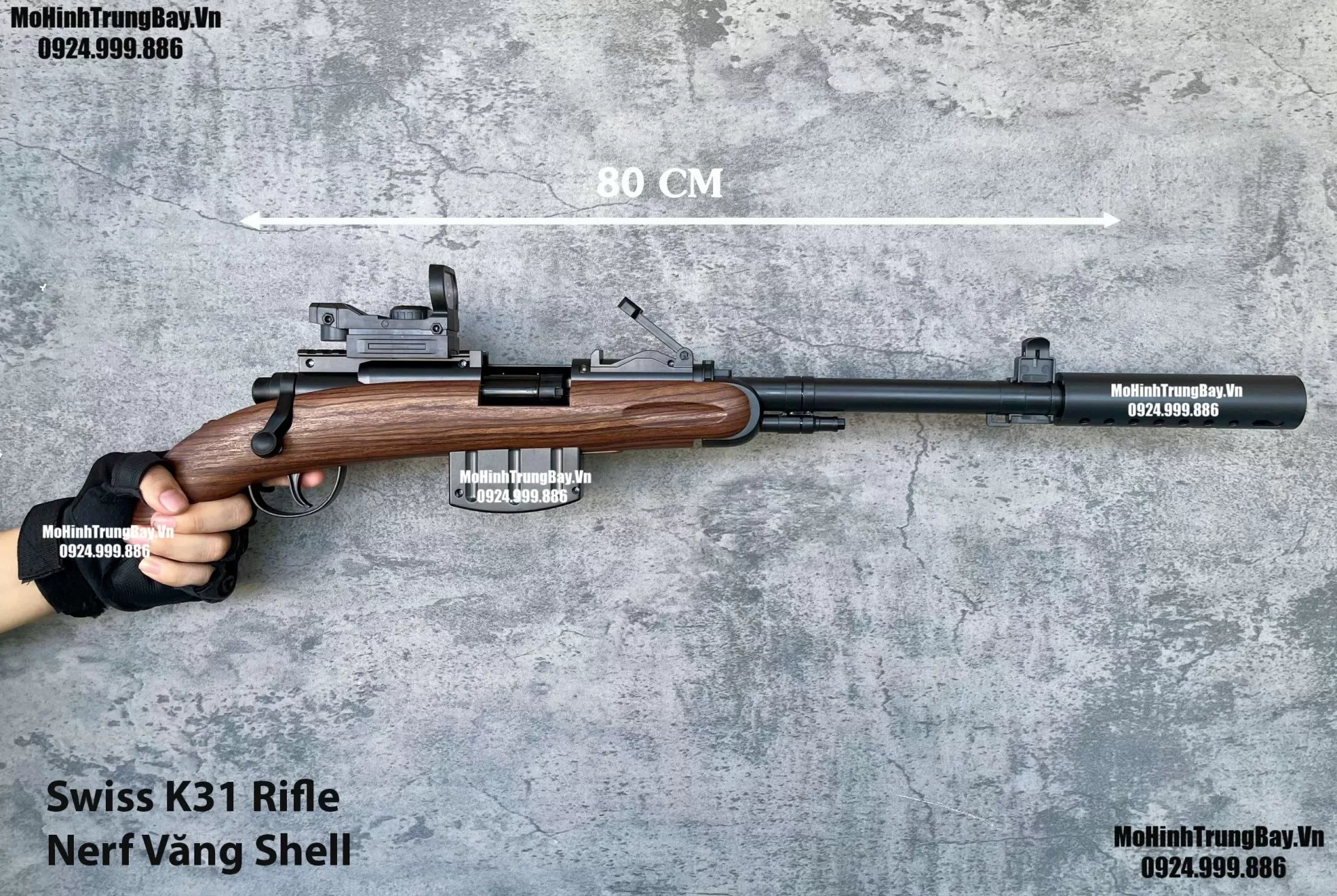 Súng Shotgun Swiss K31 Rifle Văng Shell Full Phụ Kiện Cực Hay Giá Rẻ Mohinhtrungbay Mohinhtrungbay.vn