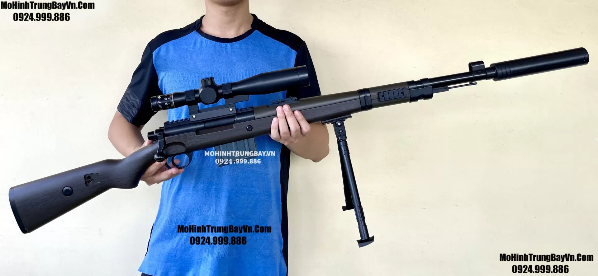 Súng Bắn Đạn Xốp Sniper Kar98 130cm Tỉ Lệ 1 1 Shell Cao Cấp Full Phụ kiện k98 ka98 Mohinhtrungbay Mohinhtrungbay.vn