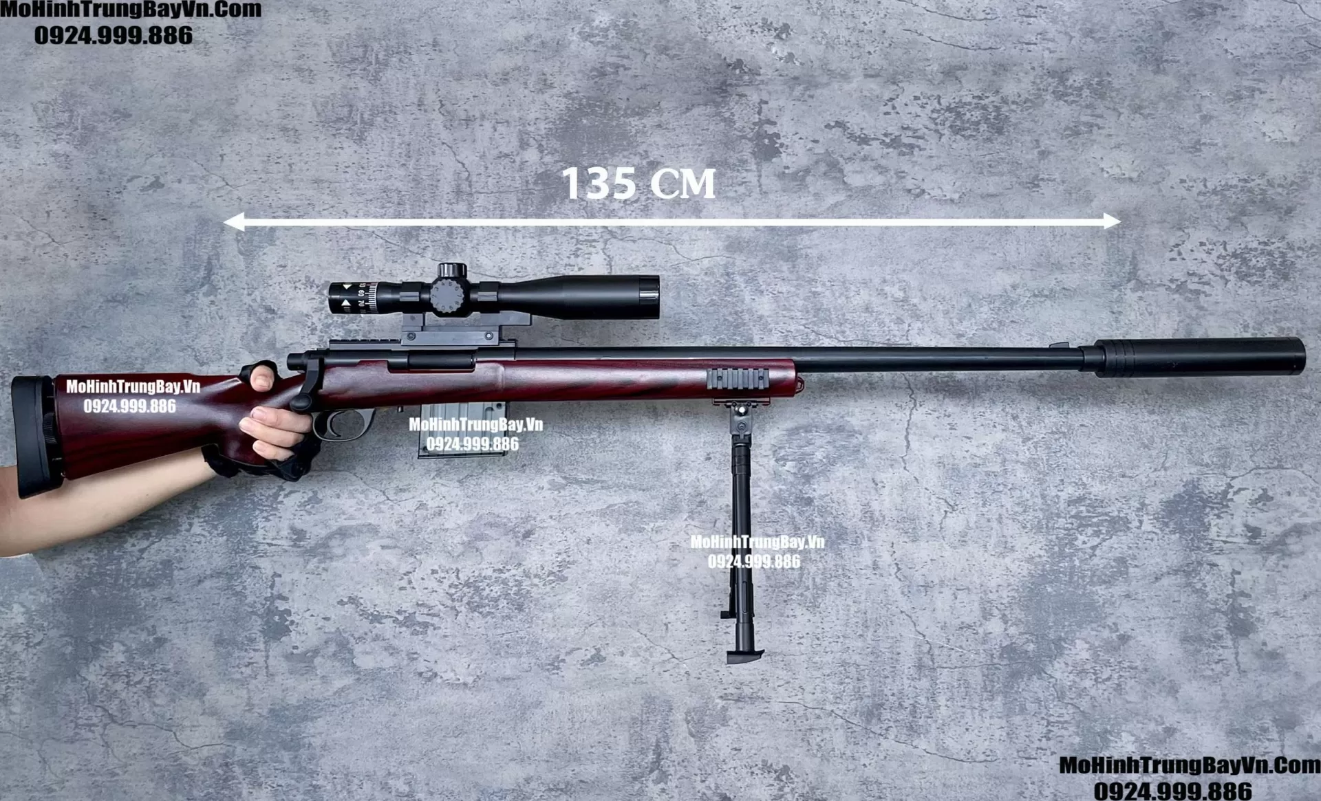 Súng Bắn Đạn Xốp Sniper M24  Văng Shell 135cm Cao Cấp Giá Rẻ Full Phụ Kiện Mohinhtrungbay Mohinhtrungbay.vn