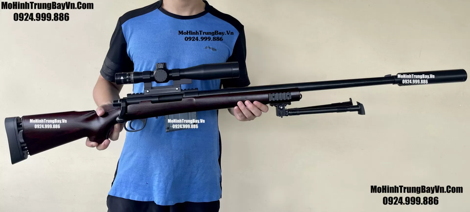 Súng Bắn Đạn Xốp Sniper M24  Văng Shell 135cm Cao Cấp Giá Rẻ Full Phụ Kiện Mohinhtrungbay Mohinhtrungbay.vn