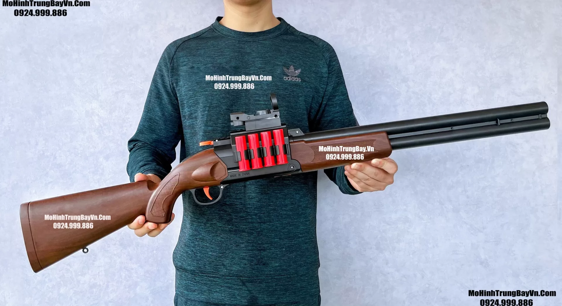 Súng Đạn Xốp Shotgun S686 2 Nòng Văng Shell Cơ Chế Gập Như Thật Tỉ Lệ 1:1 Giá Rẻ Mohinhtrungbay Mohinhtrungbay.vn