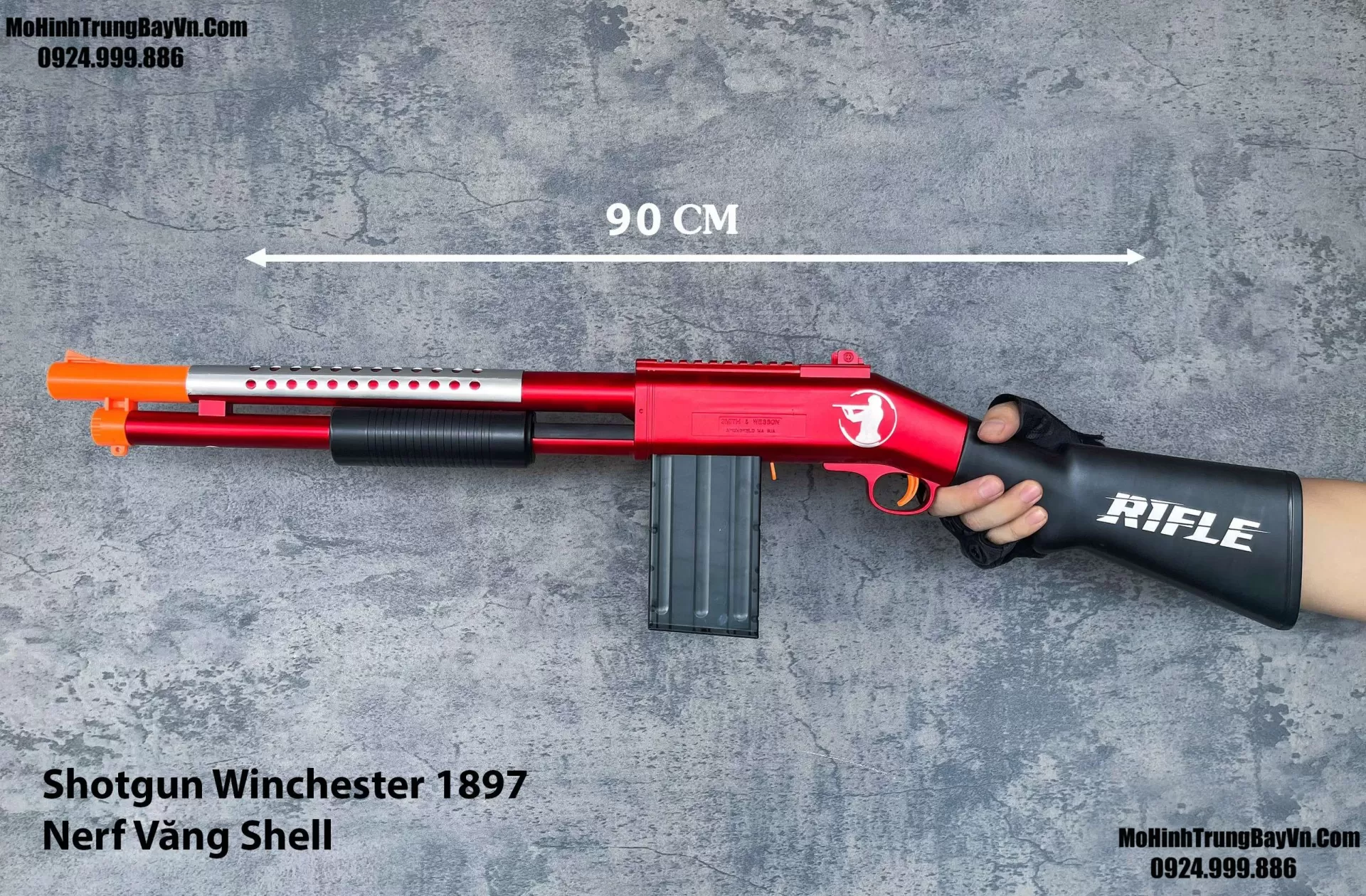 Súng Đạn Xốp Shotgun Winchester Model 1897 Nerf Văng Shell Giá Rẻ Tặng Kèm 2 Mag Mohinhtrungbay Mohinhtrungbay.vn