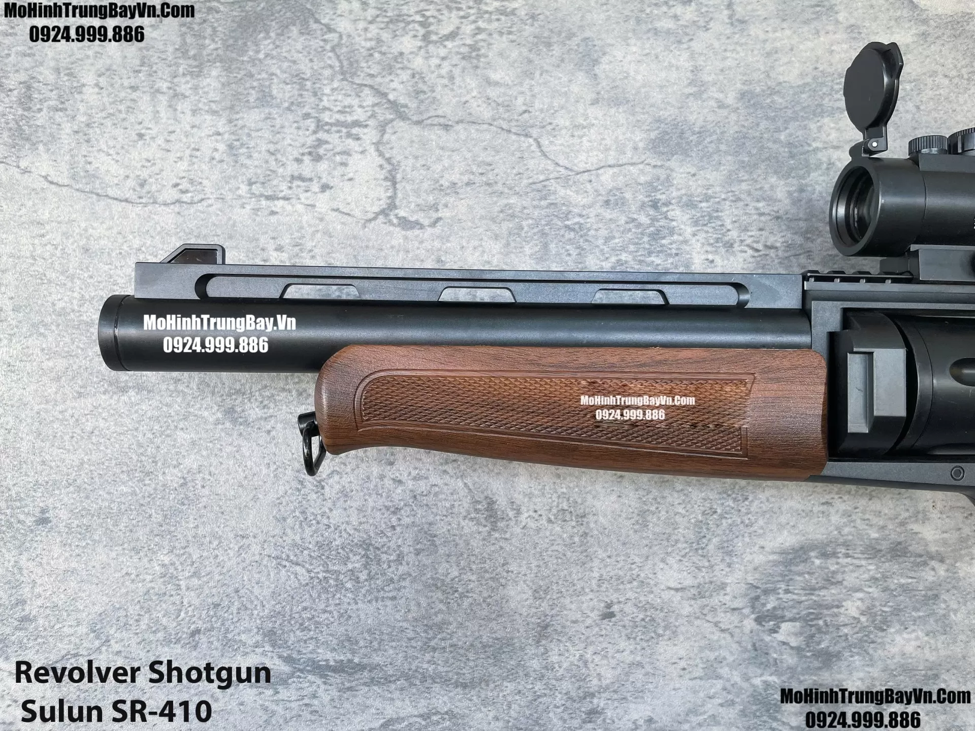 Súng Ổ Xoay Revolver Shotgun Sulun SR-410 Bắn Đạn Xốp Full Phụ Kiện Giá Rẻ Mohinhtrungbay Mohinhtrungbay.vn