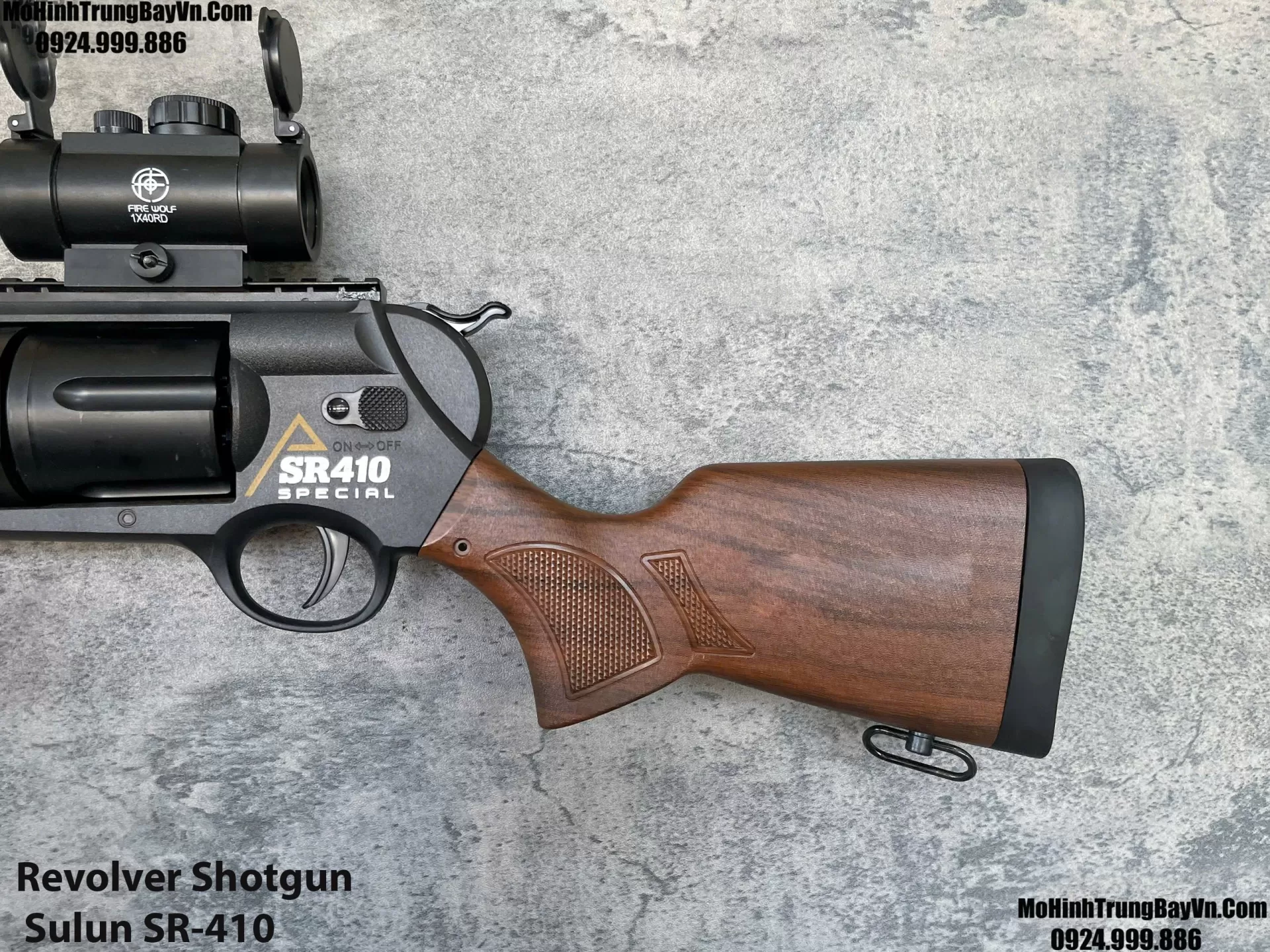 Súng Ổ Xoay Revolver Shotgun Sulun SR-410 Bắn Đạn Xốp Full Phụ Kiện Giá Rẻ Mohinhtrungbay Mohinhtrungbay.vn