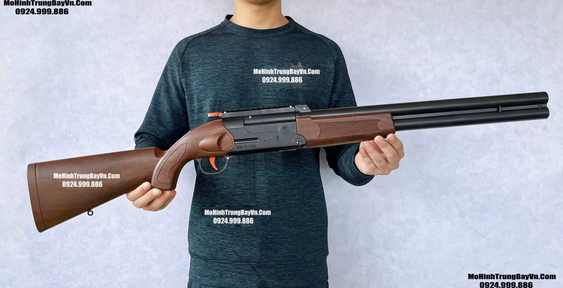 Súng Đạn Xốp Shotgun S686 2 Nòng Văng Shell Cơ Chế Gập Như Thật Tỉ Lệ 1:1 Giá Rẻ Mohinhtrungbay Mohinhtrungbay.vn
