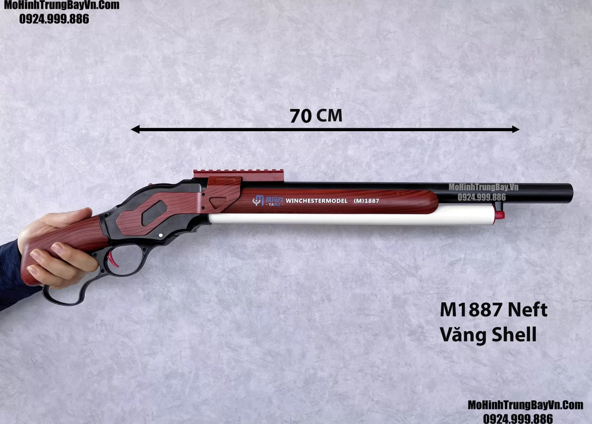 Súng Shotgun Winchester M1887  Văng Shell Tỉ Lệ 1 1 Chơi Giải Trí Cực Vui Mohinhtrungbay Mohinhtrungbay.vn