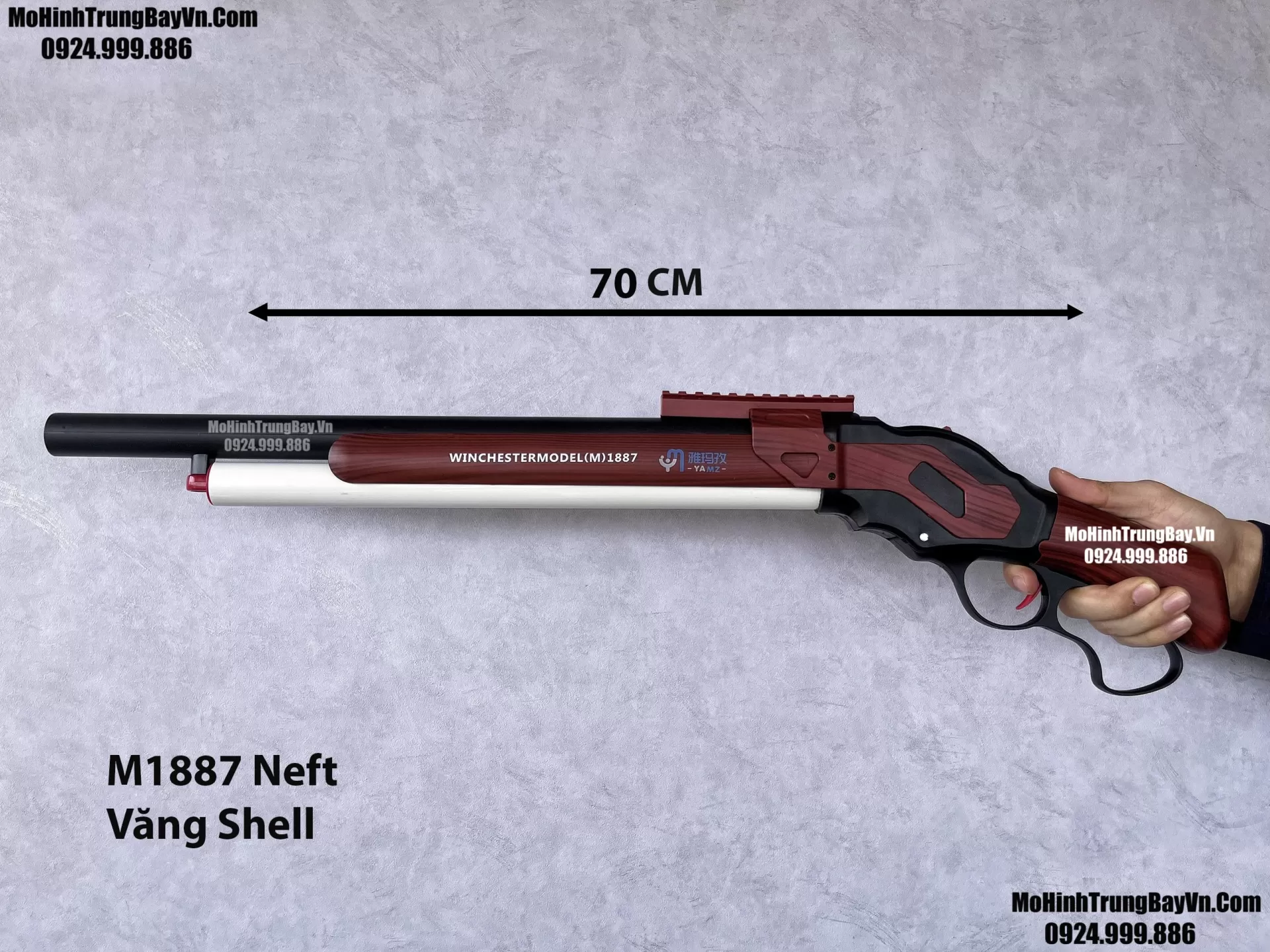 Súng Shotgun Winchester M1887  Văng Shell Tỉ Lệ 1 1 Chơi Giải Trí Cực Vui Mohinhtrungbay Mohinhtrungbay.vn