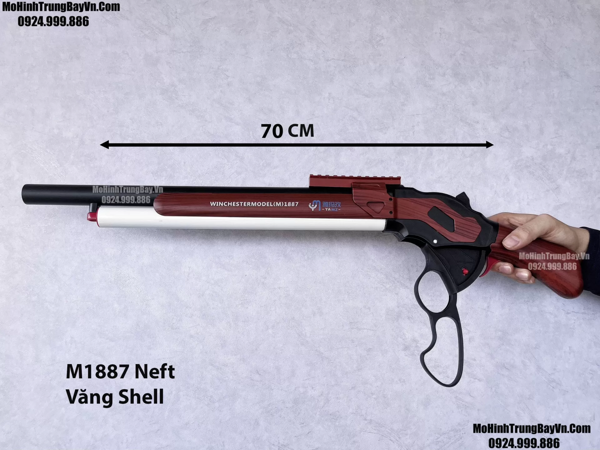 Súng Shotgun Winchester M1887  Văng Shell Tỉ Lệ 1 1 Chơi Giải Trí Cực Vui Mohinhtrungbay Mohinhtrungbay.vn