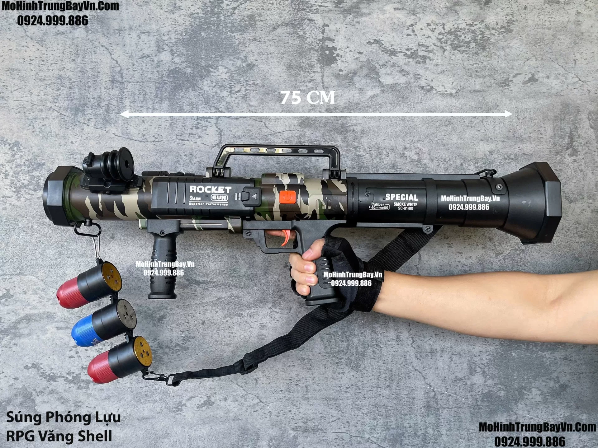 Súng Bắn Đạn Xốp Phóng Lựu Rocket RPG Giá Rẻ Chơi Cực Vui Mohinhtrungbay Mohinhtrungbay.vn