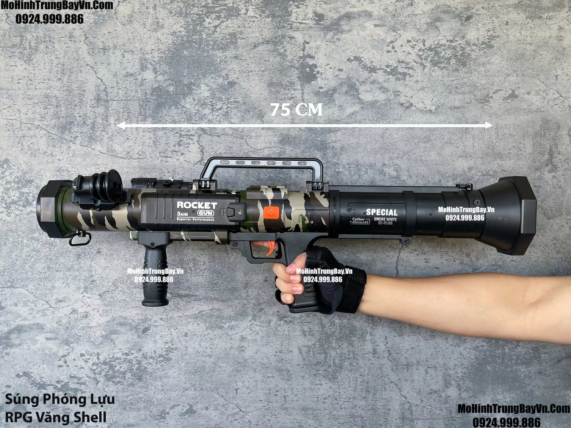 Súng Bắn Đạn Xốp Phóng Lựu Rocket RPG Giá Rẻ Chơi Cực Vui Mohinhtrungbay Mohinhtrungbay.vn