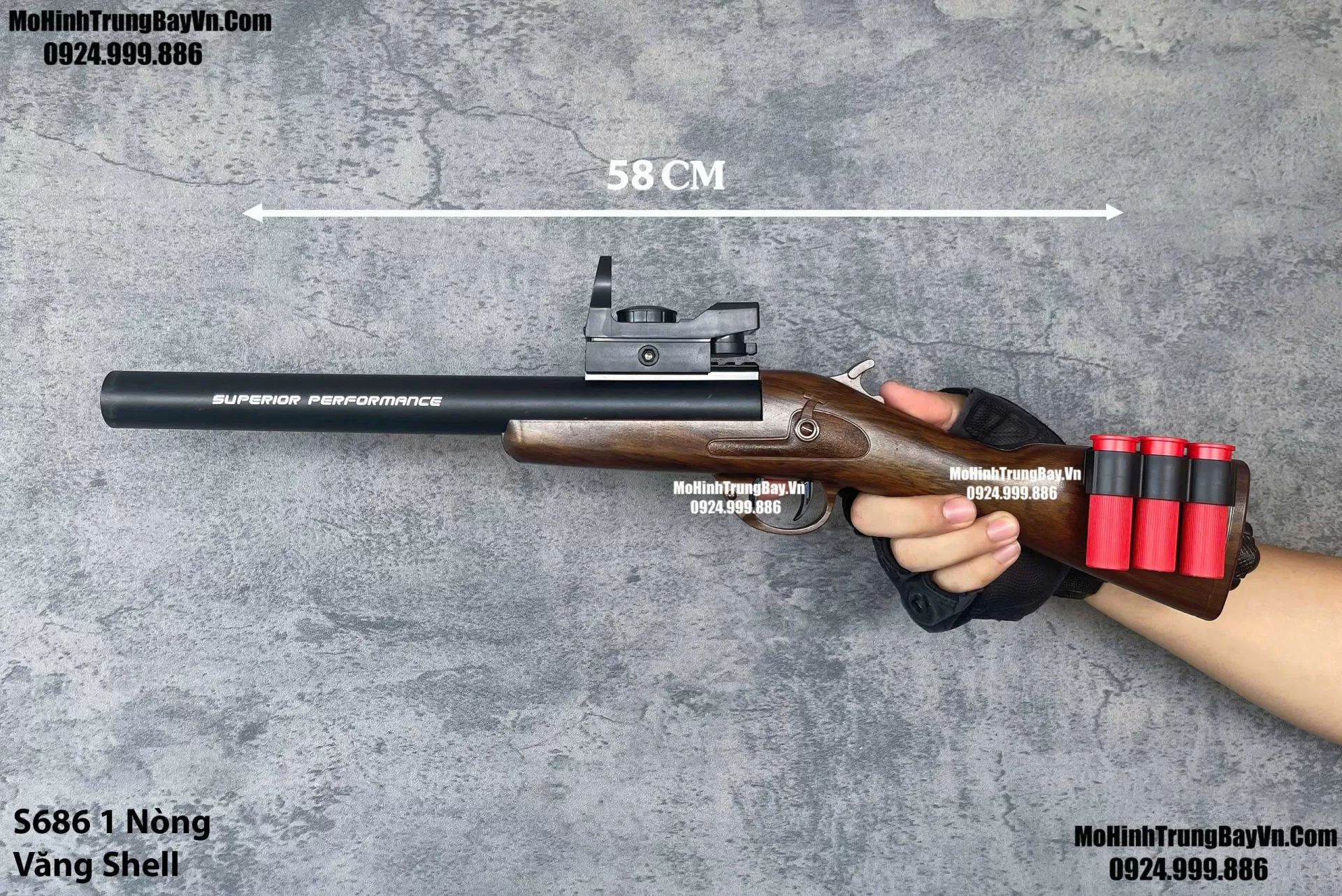Súng Shotgun S686 Bản 1 Nòng Giá Rẻ Văng Shell Chơi Cực Vui Mohinhtrungbay Mohinhtrungbay.vn