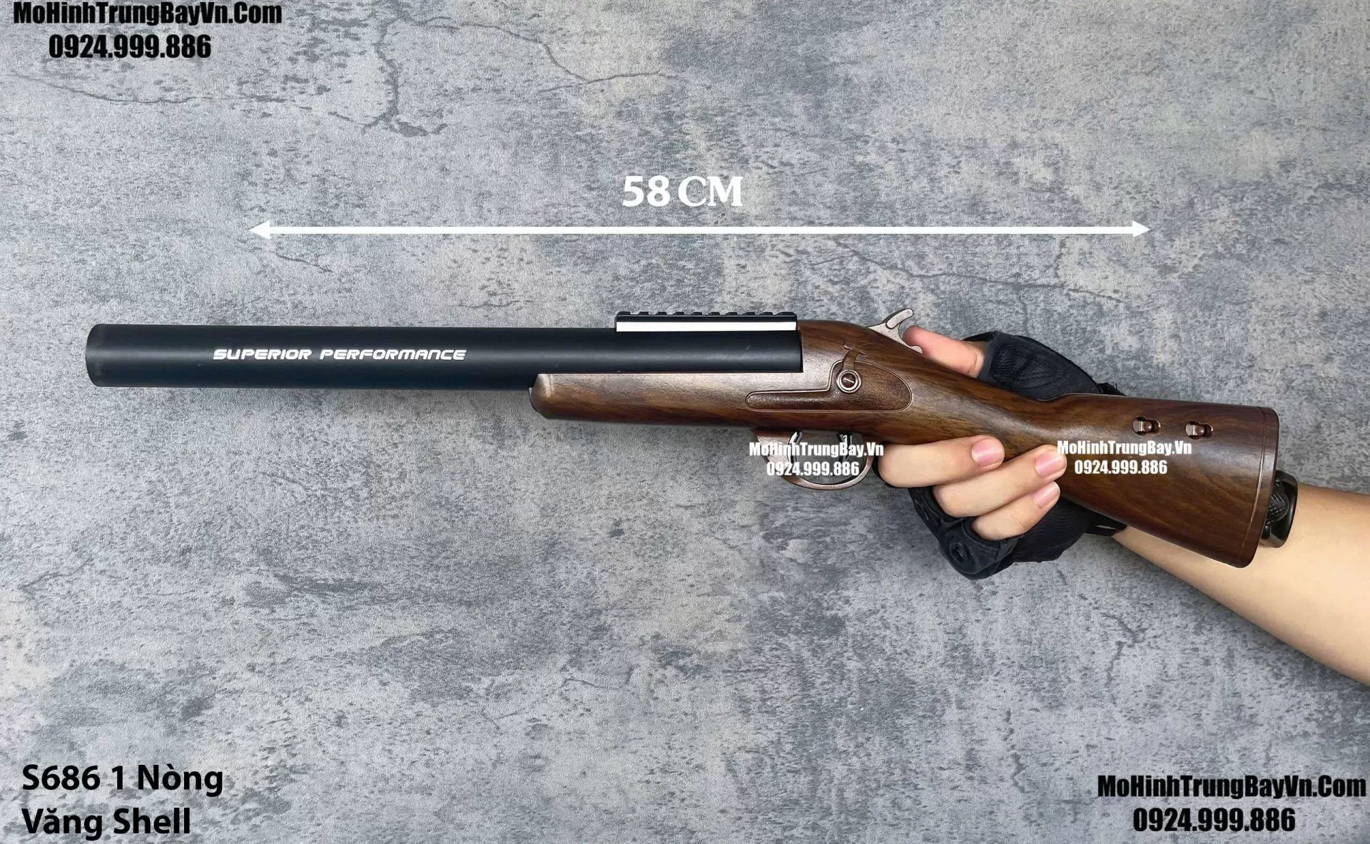 Súng Shotgun S686 Bản 1 Nòng Giá Rẻ Văng Shell Chơi Cực Vui Mohinhtrungbay Mohinhtrungbay.vn
