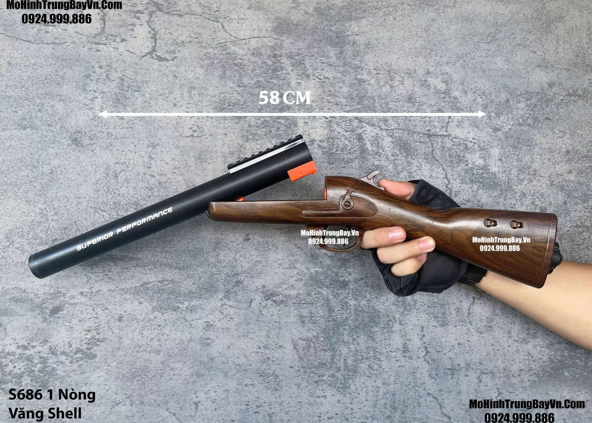 Súng Shotgun S686 Bản 1 Nòng Giá Rẻ Văng Shell Chơi Cực Vui Mohinhtrungbay Mohinhtrungbay.vn
