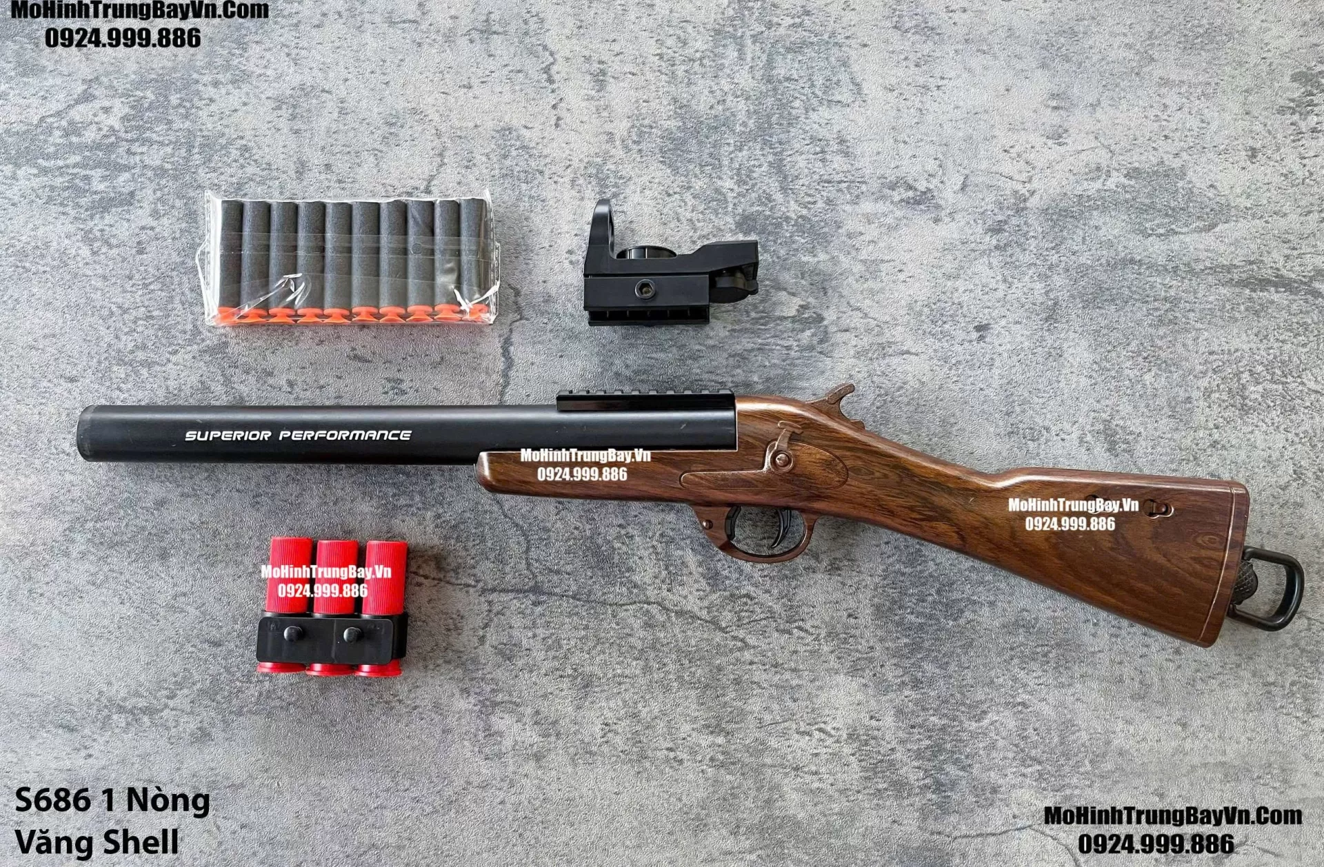 Súng Shotgun S686 Bản 1 Nòng Giá Rẻ Văng Shell Chơi Cực Vui Mohinhtrungbay Mohinhtrungbay.vn