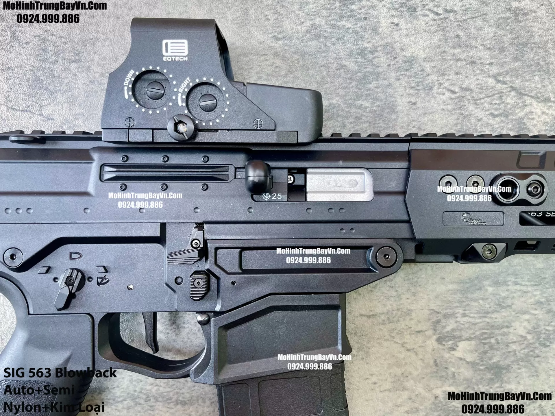 Súng Đạn Thạch SIG 563 V2 Nhiều Chi Tiết Kim Loại Lực Tốt M4 Hk416 M4a1 M416 Gelgun (1)