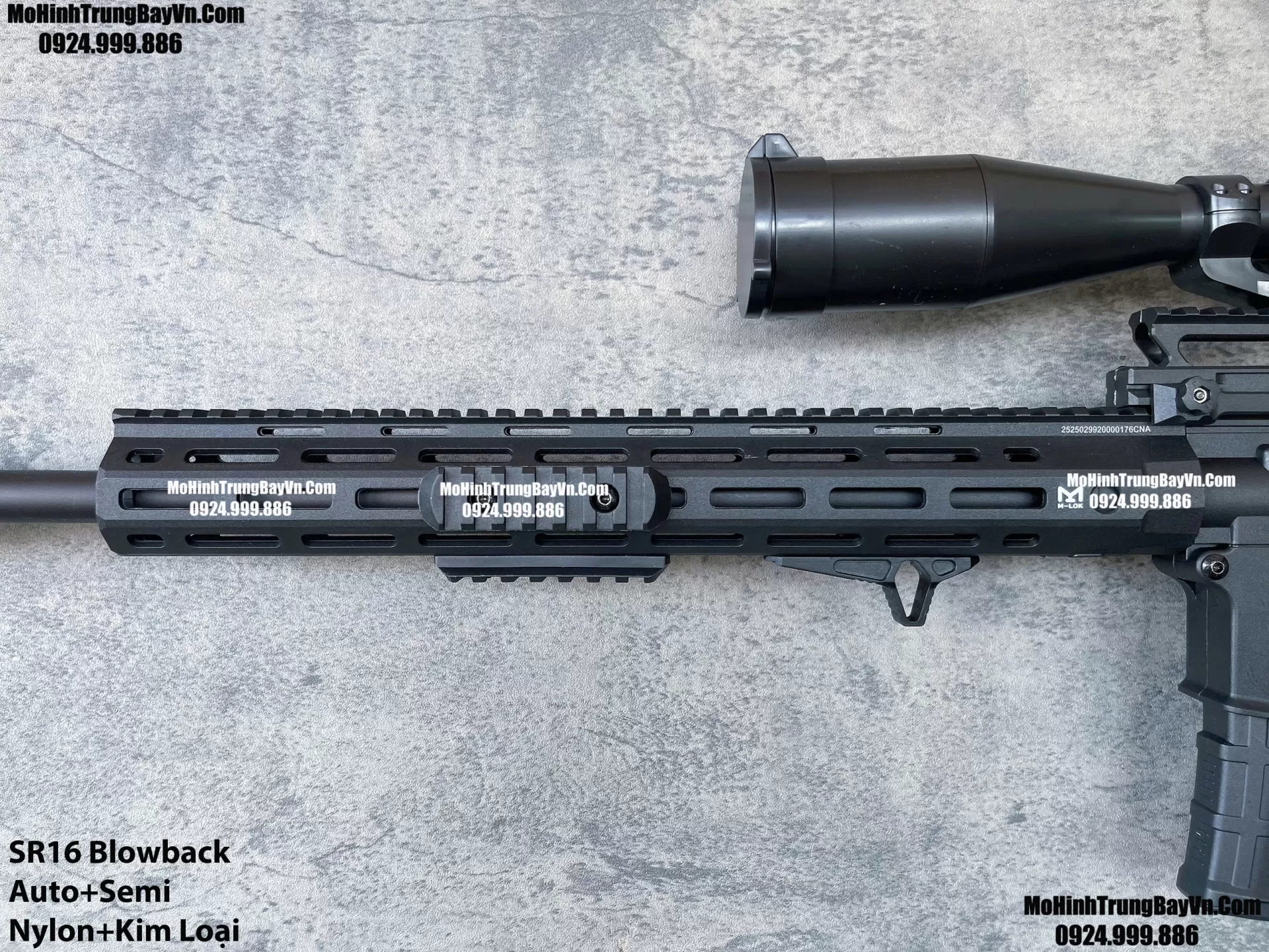 Súng Đạn Thạch SR16  Blowback Cao Cấp Bánh Răng Kim Loại Lực Cực Mạnh Hk416 M416 M4a1 M16 Mohinhtrungbay Mohinhtrungbay.vn
