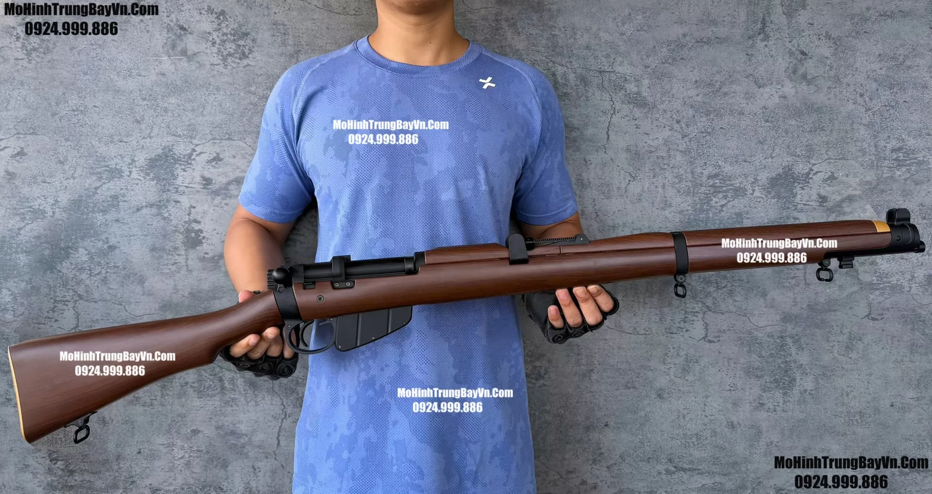 Súng Sniper Văng Shell Lee Enfield Nâu Gỗ 110cm Bắn Đạn Thạch Và Xốp Cực Đẹp k98 ka98 Mohinhtrungbayvn Mohinhtrungbay.vn (1) (1)