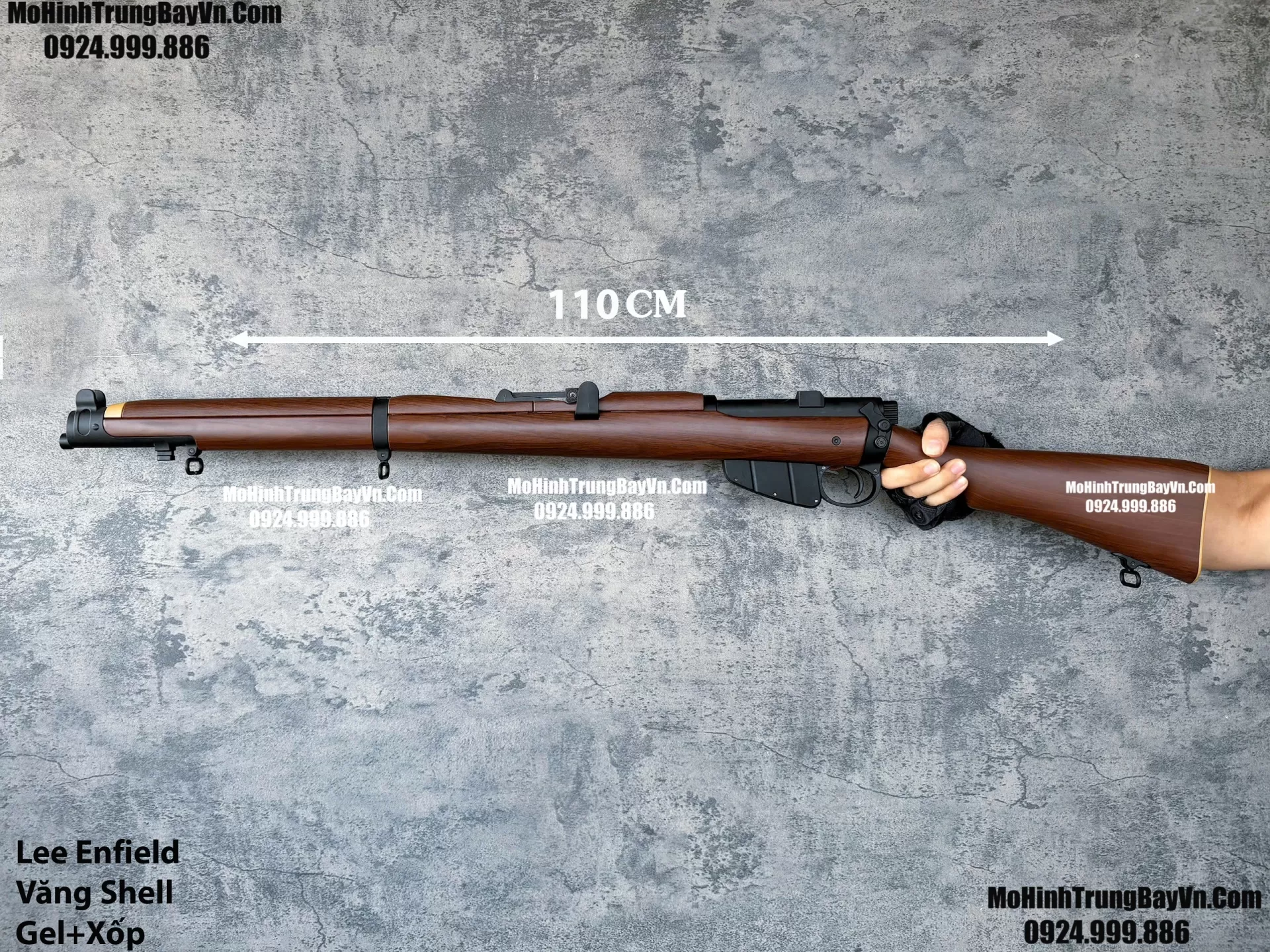 Súng Sniper Văng Shell Lee Enfield Nâu Gỗ 110cm Bắn Đạn Thạch Và Xốp Cực Đẹp k98 ka98 Mohinhtrungbayvn Mohinhtrungbay.vn (1) (1)