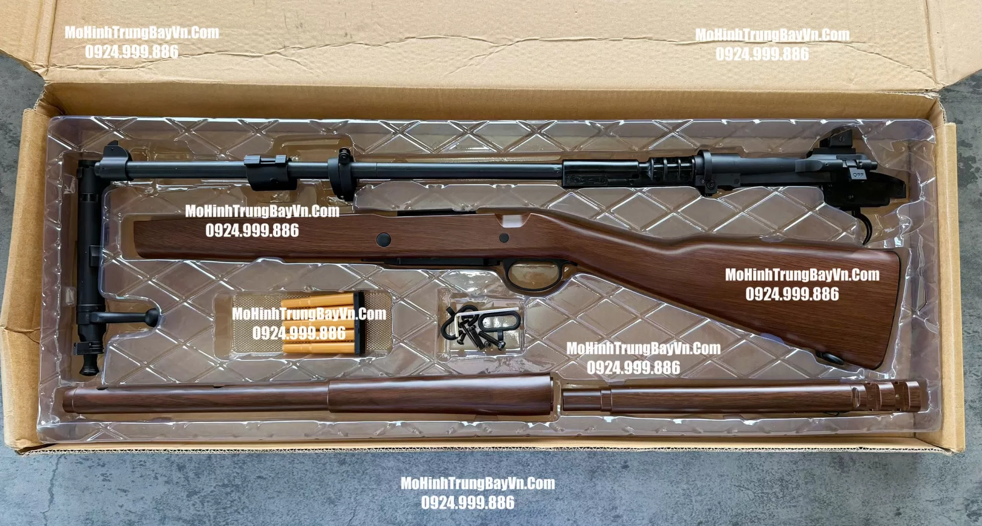 Súng Sniper Văng Shell  M1903 Nâu Gỗ 110cm Bắn Đạn Thạch Và Xốp Cực Đẹp k98 ka98 Mohinhtrungbayvn Mohinhtrungbay.vn (1)