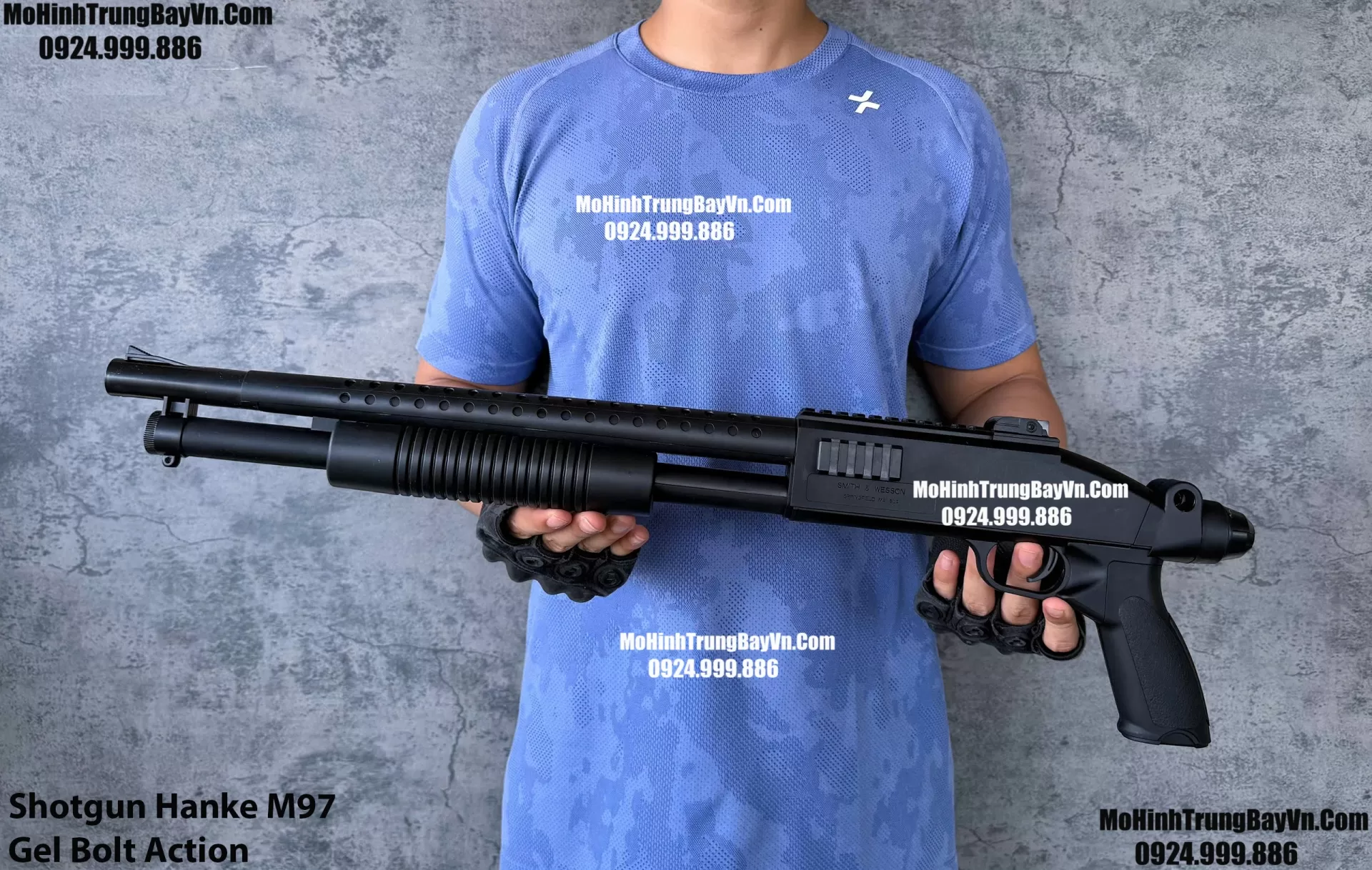 Súng Đạn Thạch Shotgun Hanke M97  Classic Giá Rẻ Kèm Báng Dài Điều Chỉnh  Mohinhtrungbay Mohinhtrungbay.vn (1)
