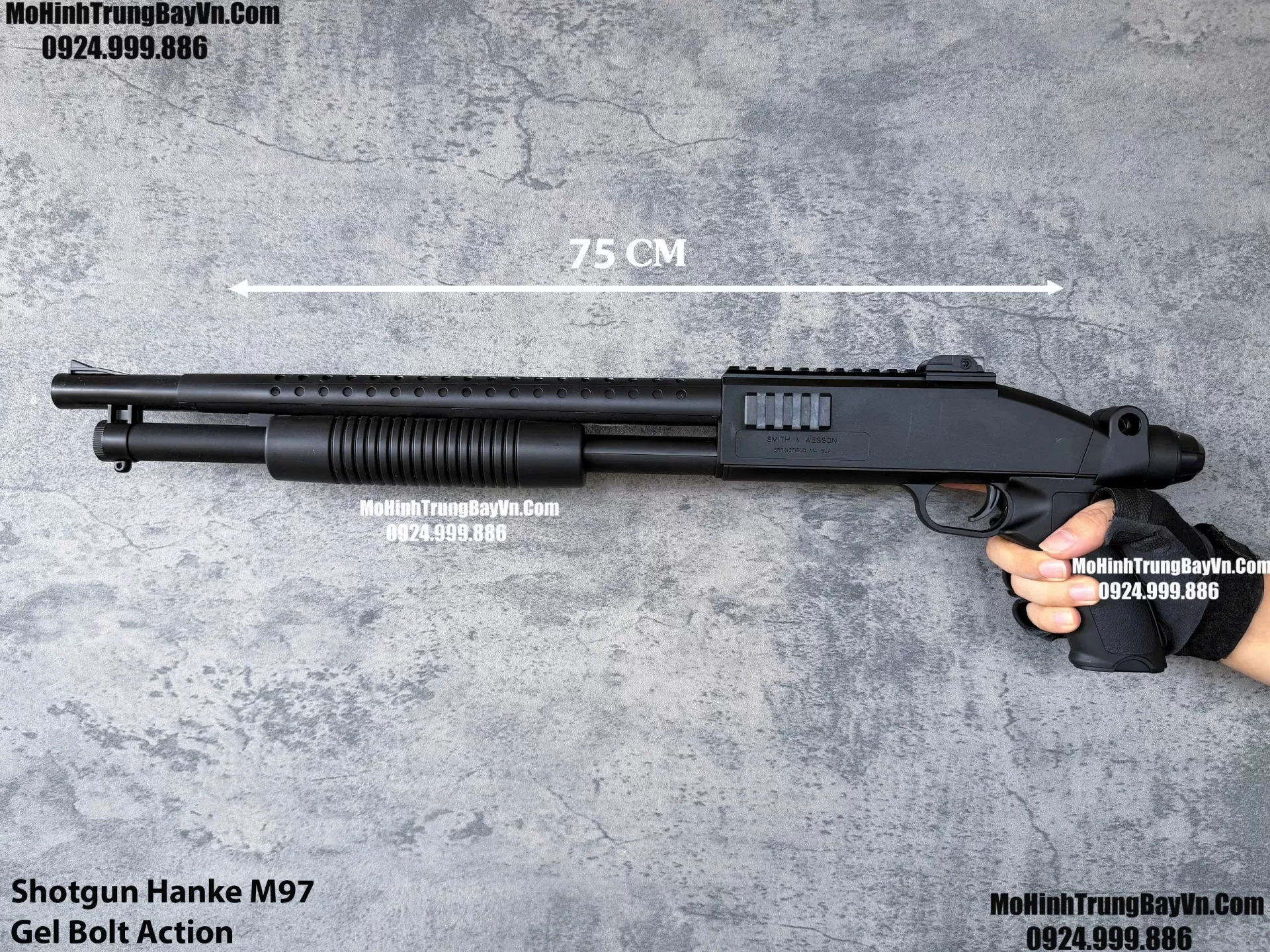 Súng Đạn Thạch Shotgun Hanke M97  Classic Giá Rẻ Kèm Báng Dài Điều Chỉnh  Mohinhtrungbay Mohinhtrungbay.vn (1)