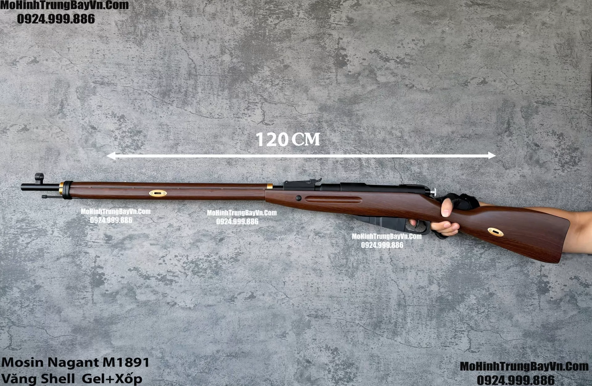 Súng Sniper Văng Shell Mosin Nagant M1891 Nâu Gỗ 110cm Bắn Đạn Thạch Và Xốp Cực Đẹp k98 ka98 Mohinhtrungbayvn Mohinhtrungbay.vn (1) (1) (1)