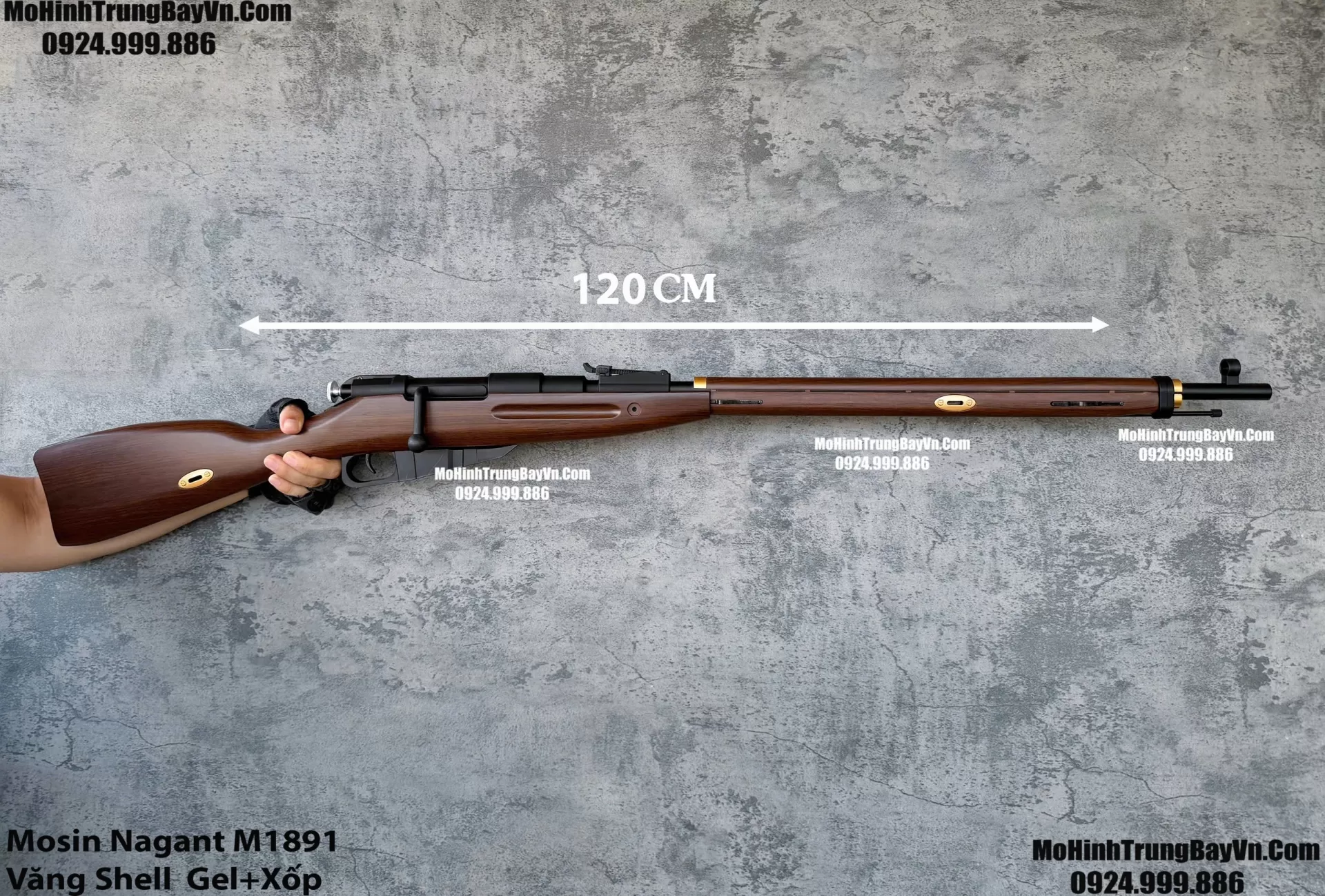 Súng Sniper Văng Shell Mosin Nagant M1891 Nâu Gỗ 110cm Bắn Đạn Thạch Và Xốp Cực Đẹp k98 ka98 Mohinhtrungbayvn Mohinhtrungbay.vn (1) (1) (1)