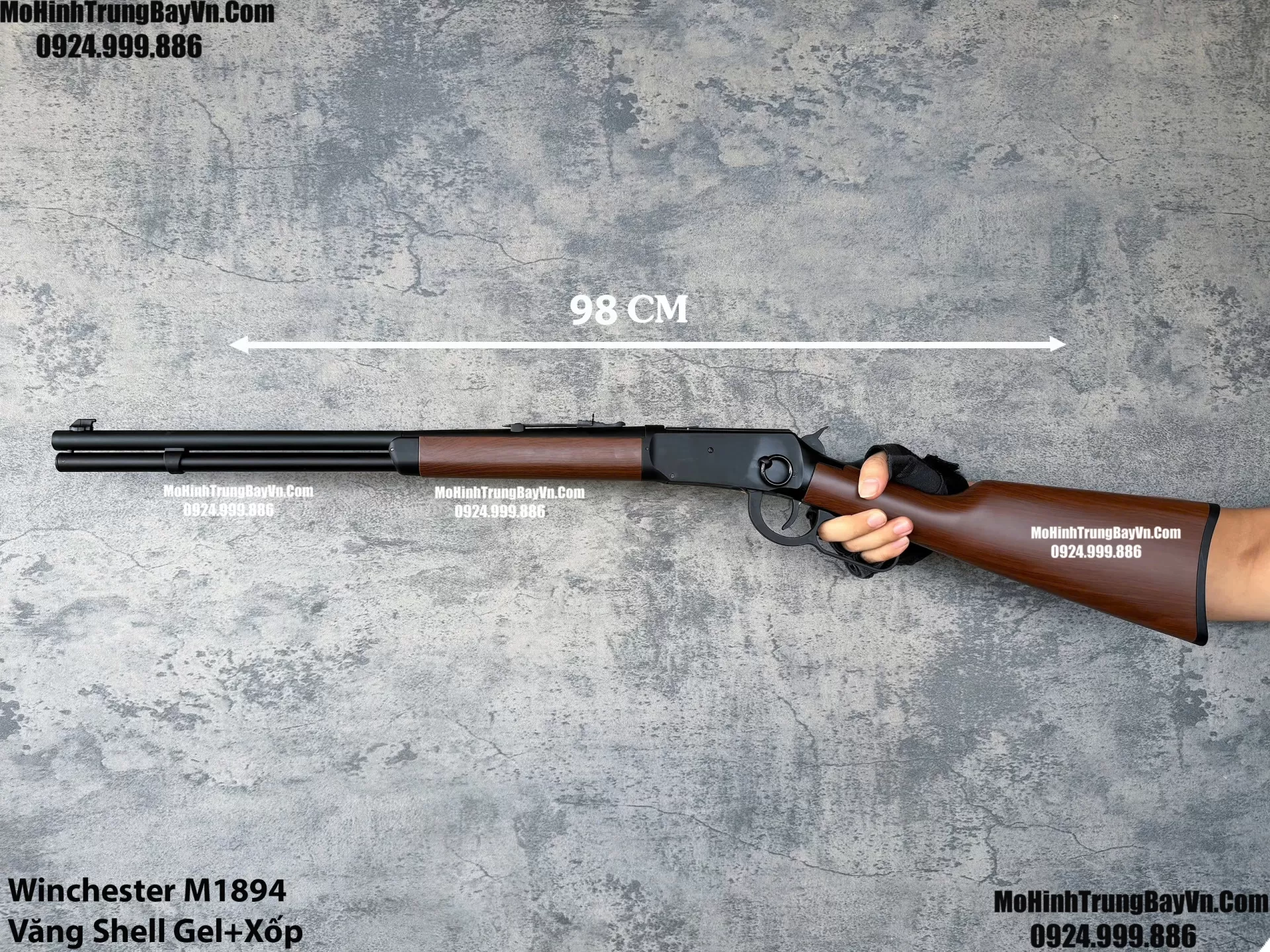 Súng Shotgun Winchester  M1894 Bắn Đạn Thạch+Xốp Tỉ Lệ 1:1 Cơ Chế Gập Tay M870 M1897 M1887 Mohinhtrungbay Mohinhtrungbay.vn M500 (1)