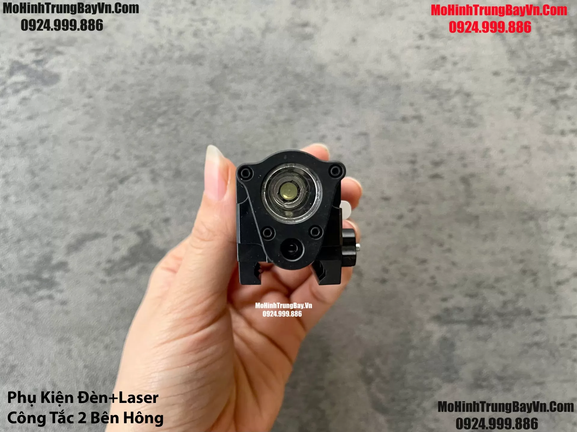 Phụ Kiện Đèn+Laser Tích Hợp 2 Trong 1 Giá Rẻ Công Tắc Ngang Hông