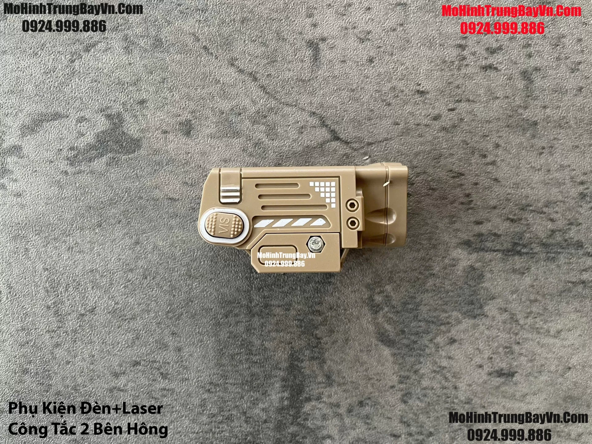 Phụ Kiện Đèn+Laser Tích Hợp 2 Trong 1 Giá Rẻ Công Tắc Ngang Hông
