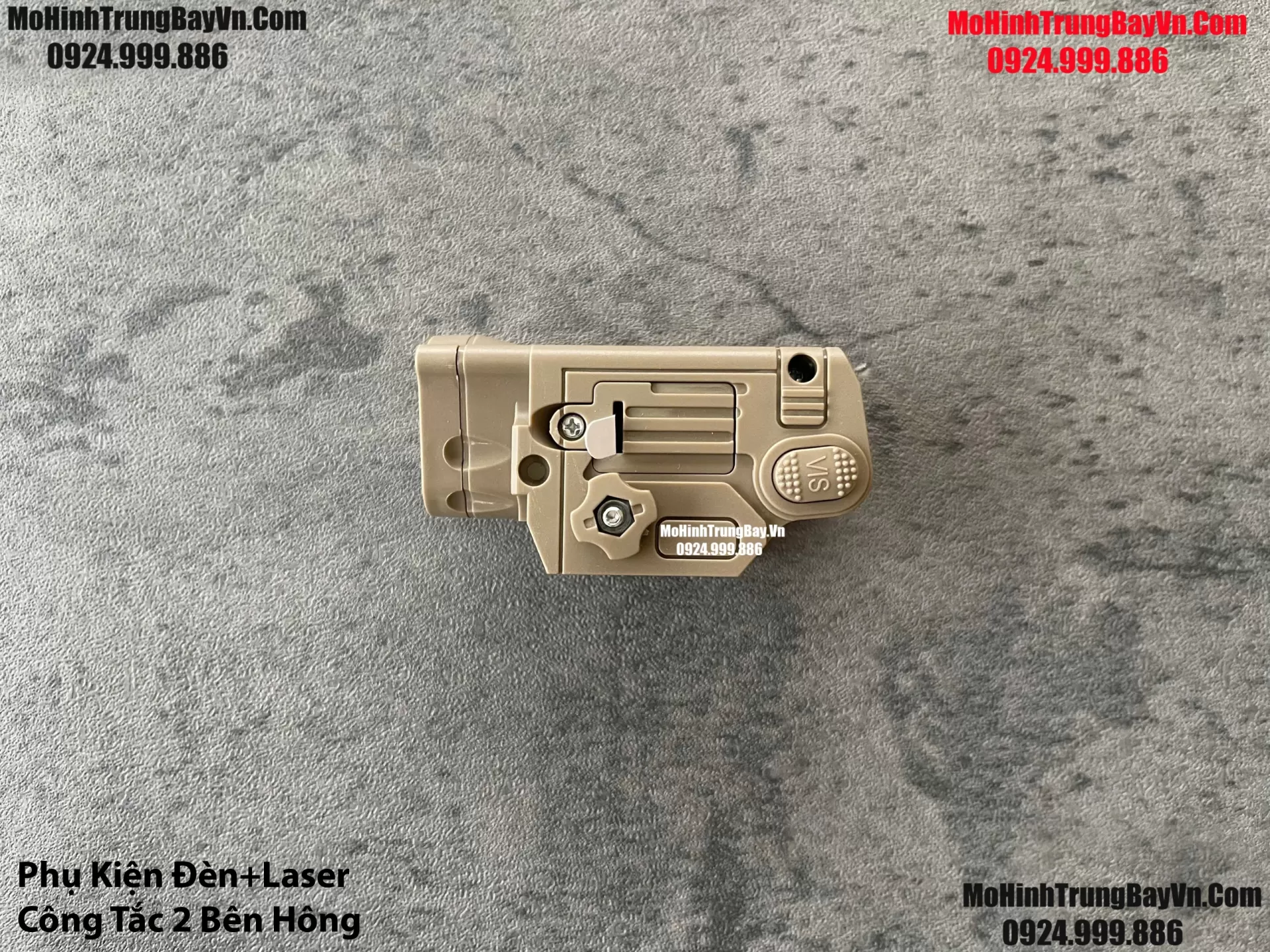 Phụ Kiện Đèn+Laser Tích Hợp 2 Trong 1 Giá Rẻ Công Tắc Ngang Hông